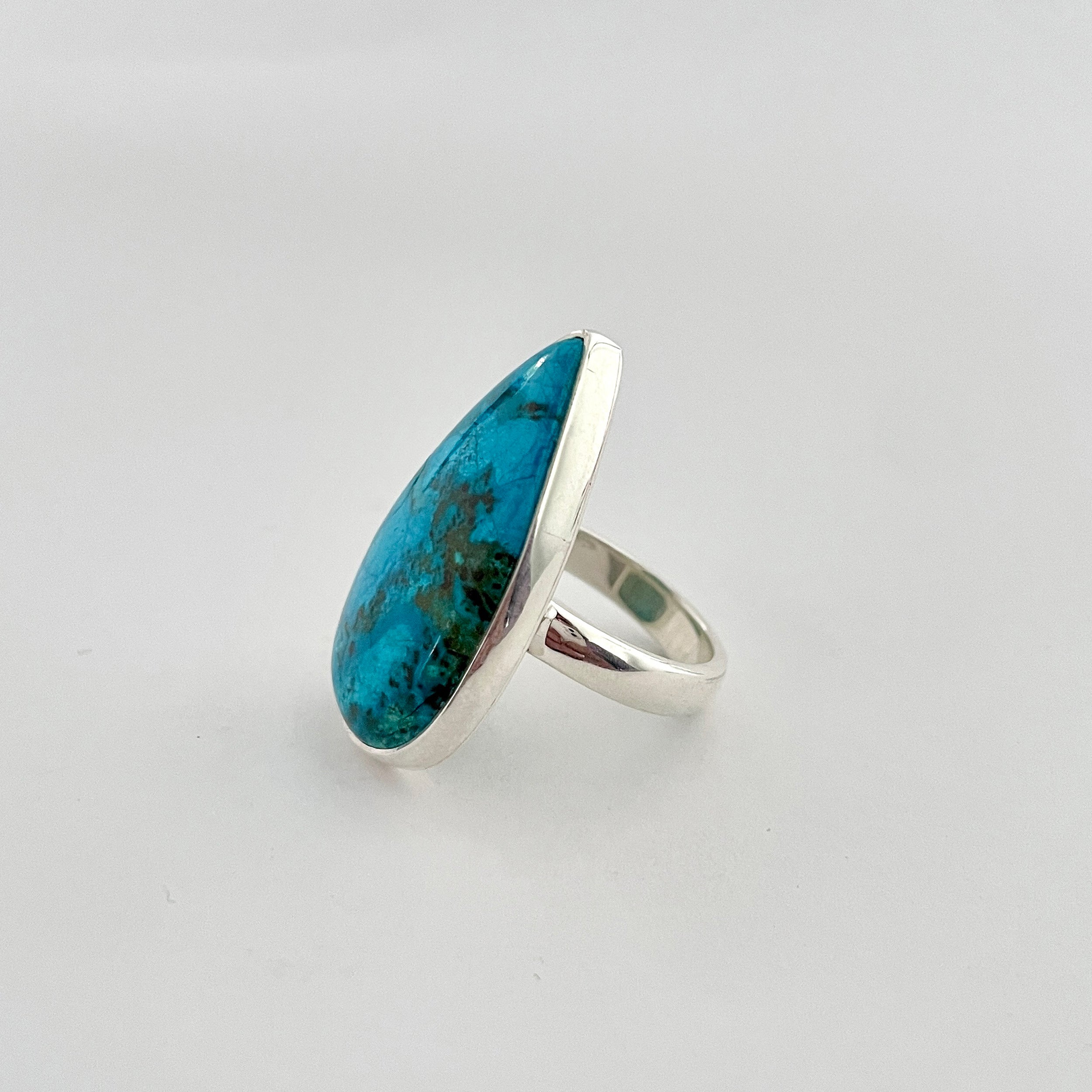 Shattuckite Ring-(STK-2-69)