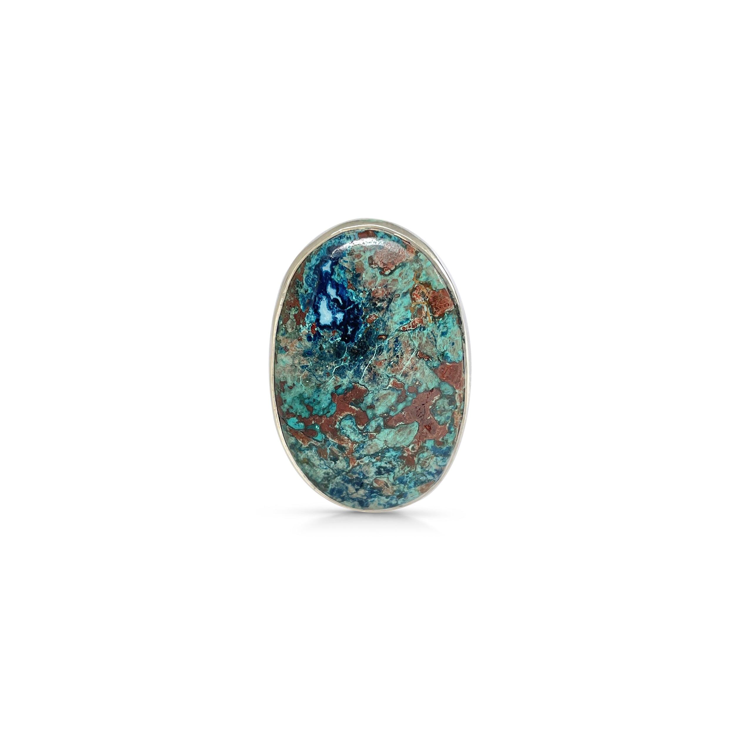 Shattuckite Ring-(STK-2-70)