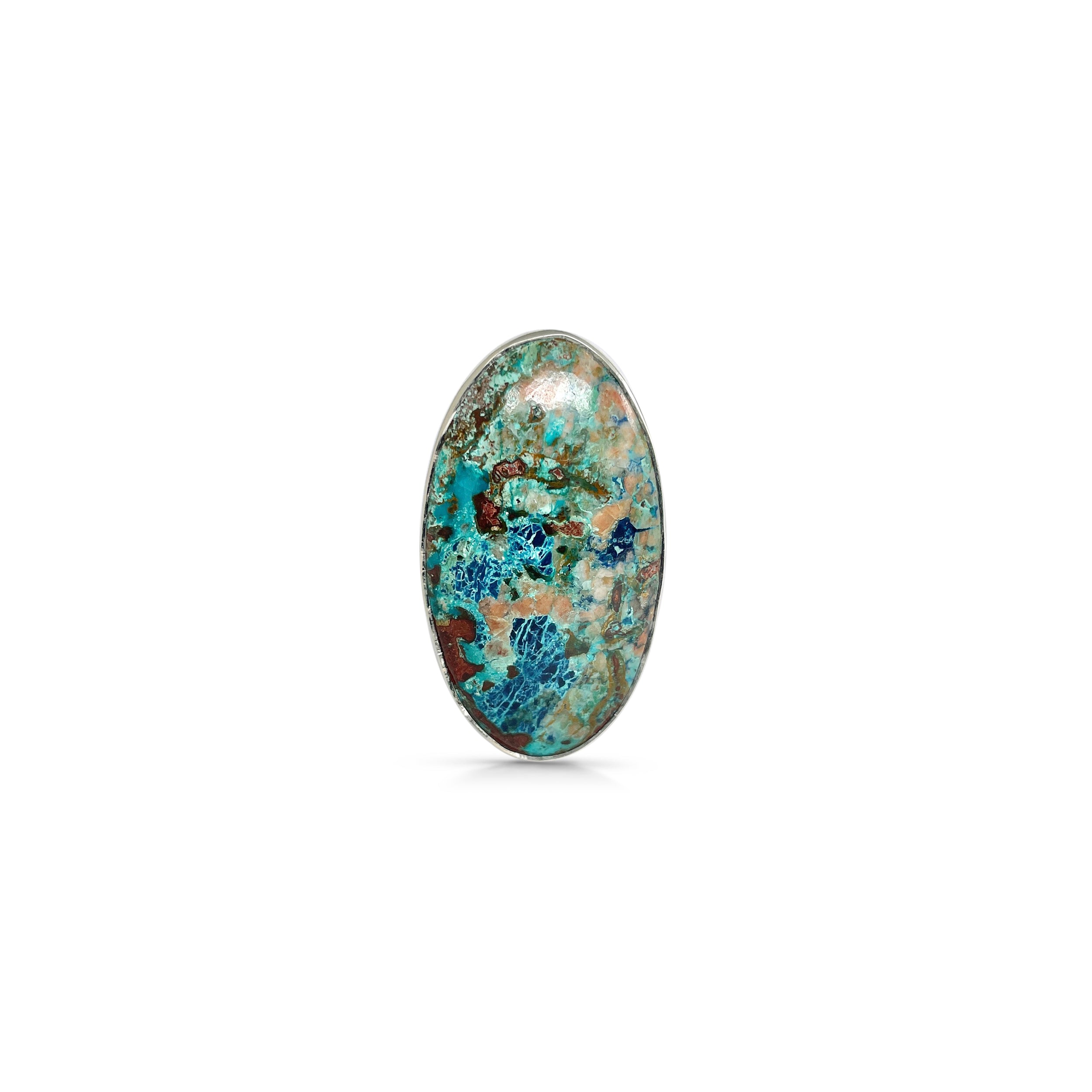 Shattuckite Ring-(STK-2-74)
