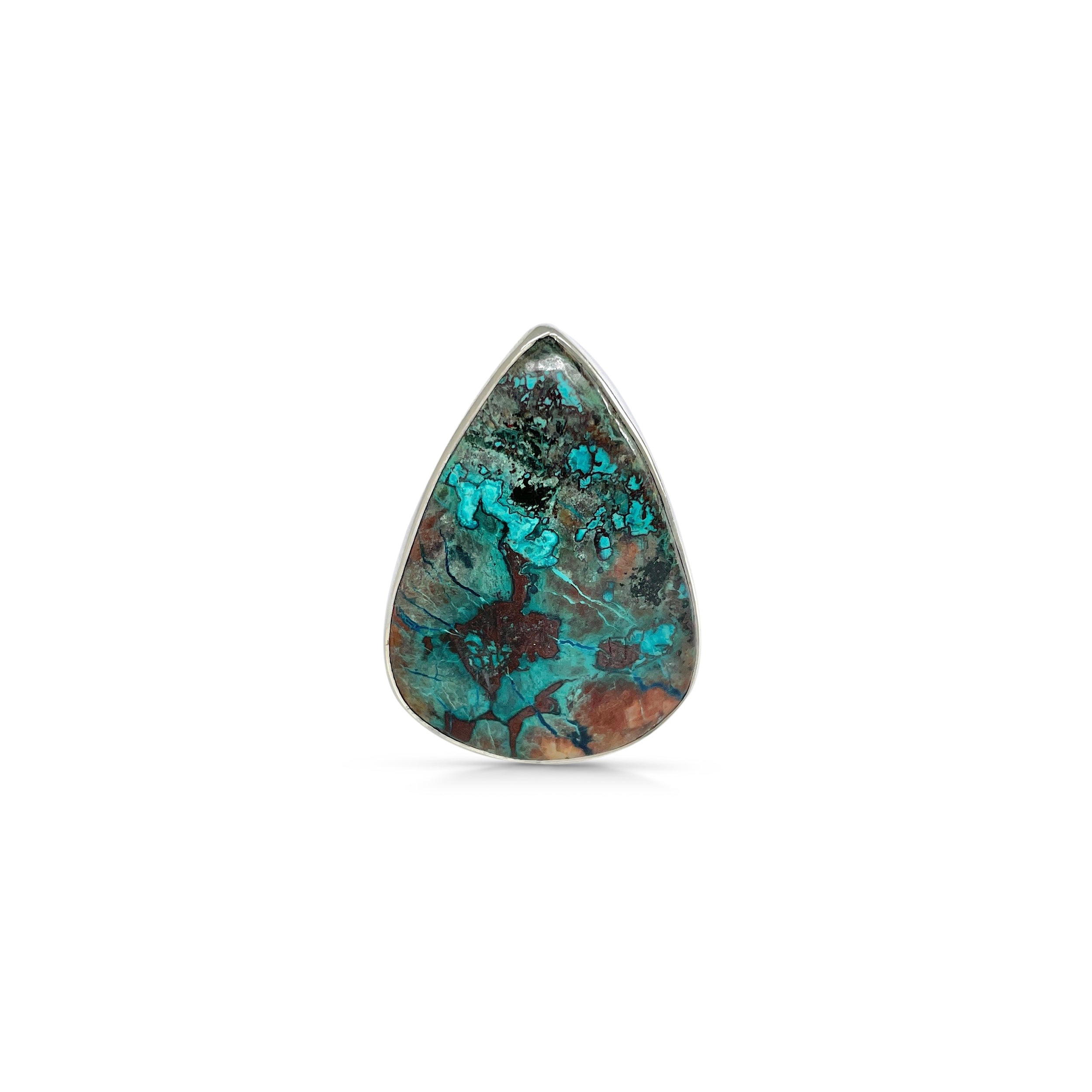 Shattuckite Ring-(STK-2-79)