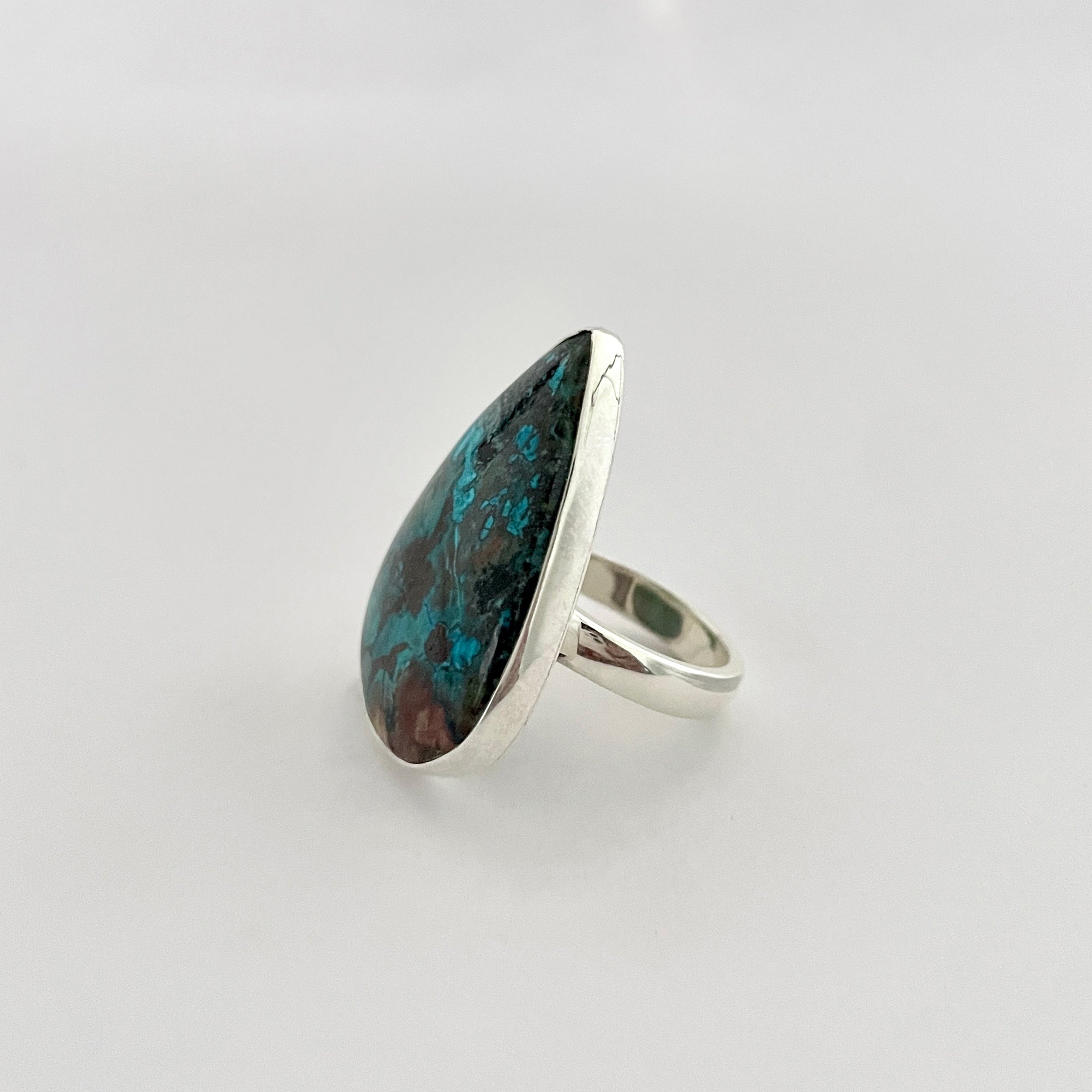 Shattuckite Ring-(STK-2-79)