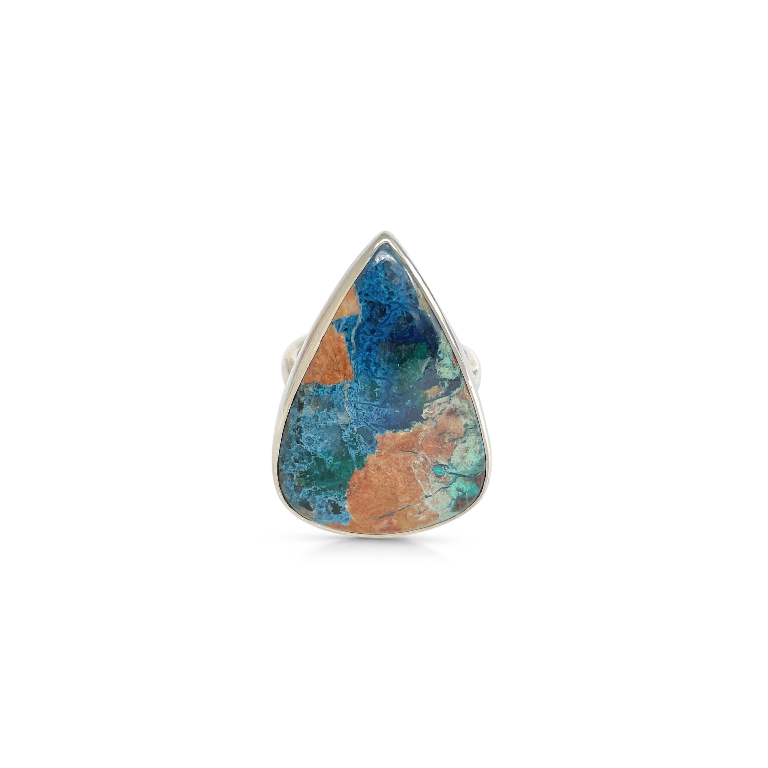 Shattuckite Ring-(STK-2-80)