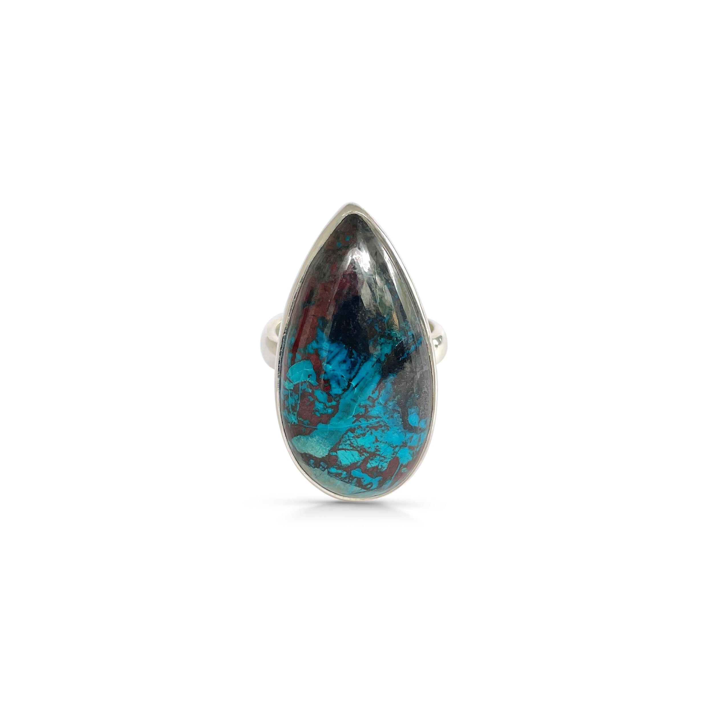 Shattuckite Ring-(STK-2-83)