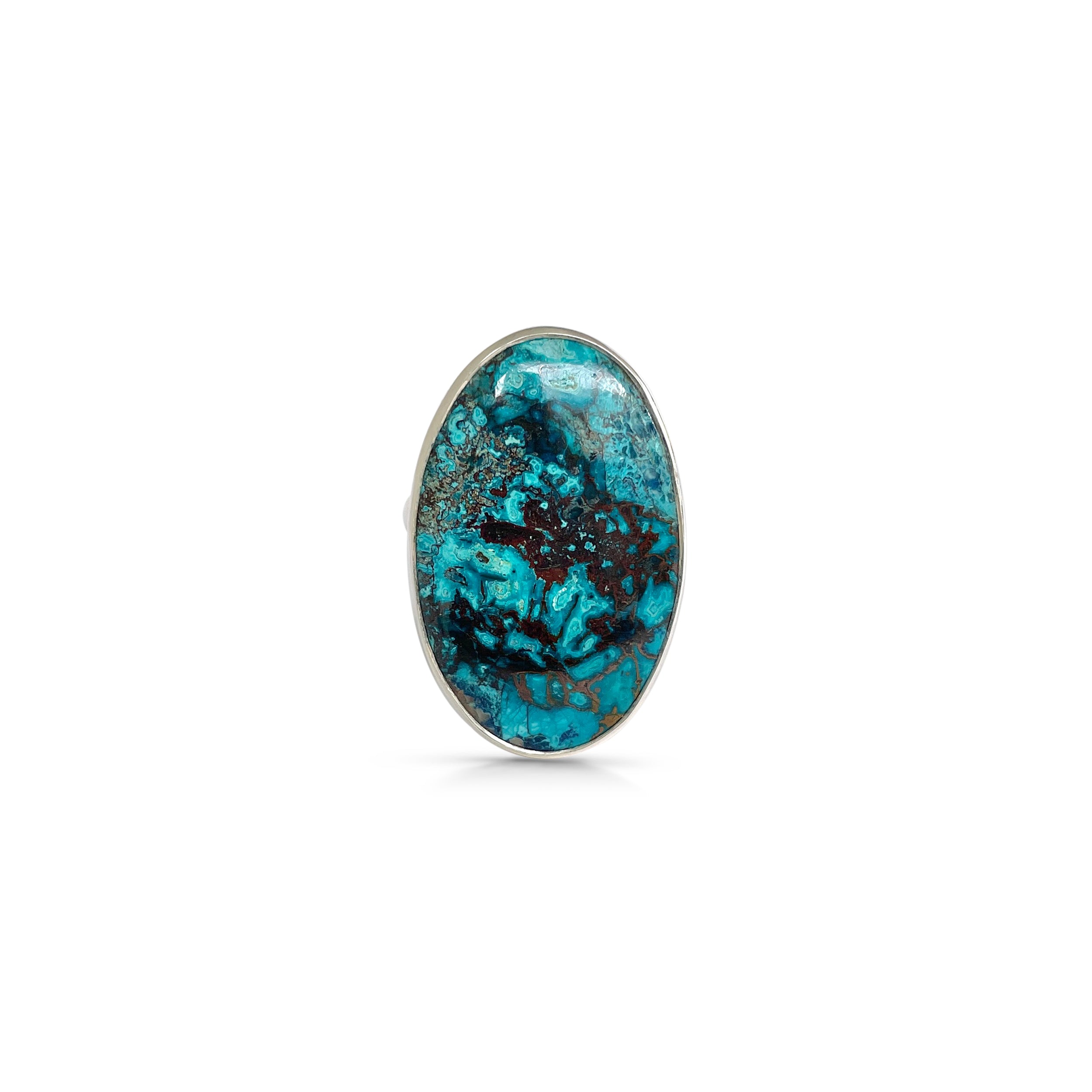 Shattuckite Ring-(STK-2-84)
