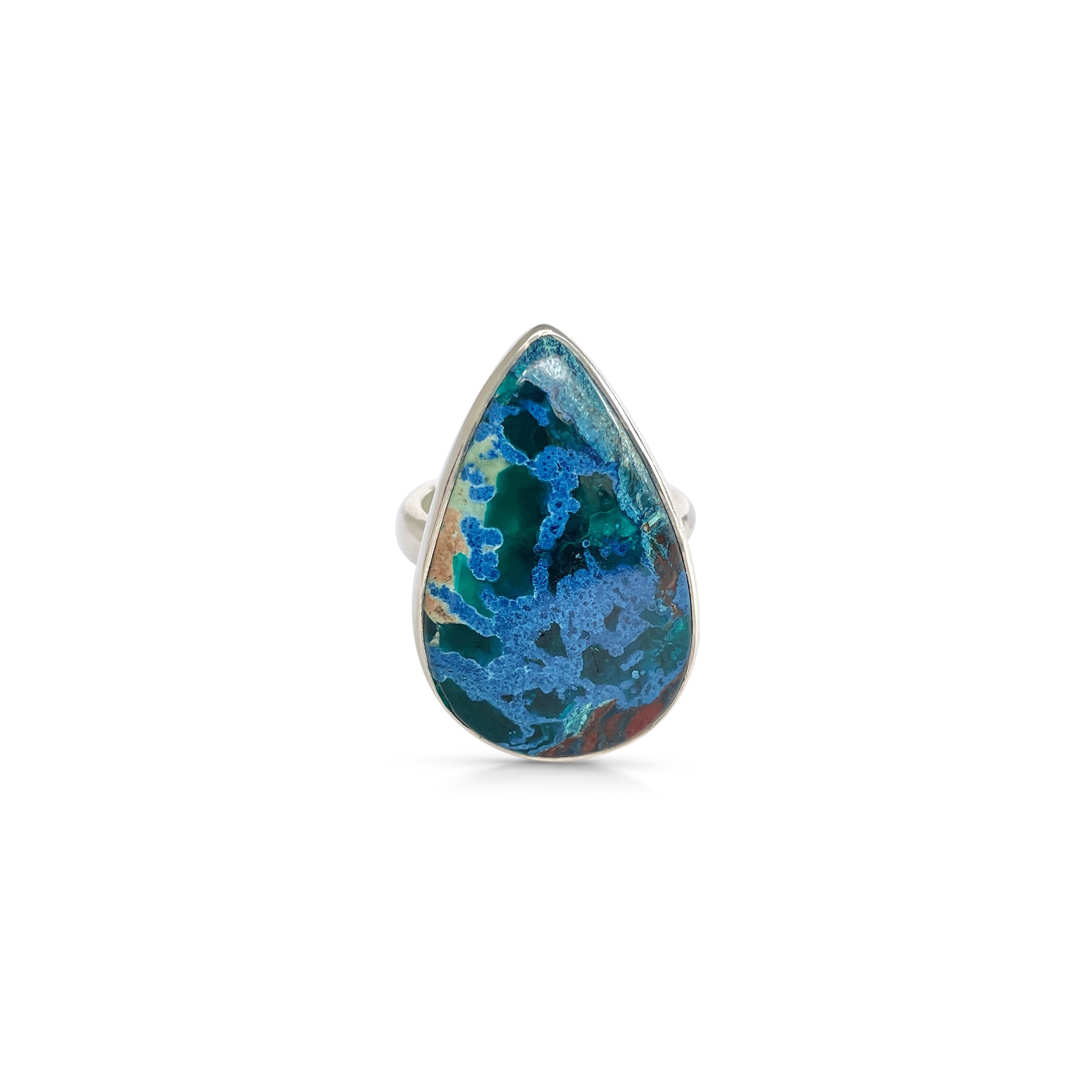 Shattuckite Ring-(STK-2-85)
