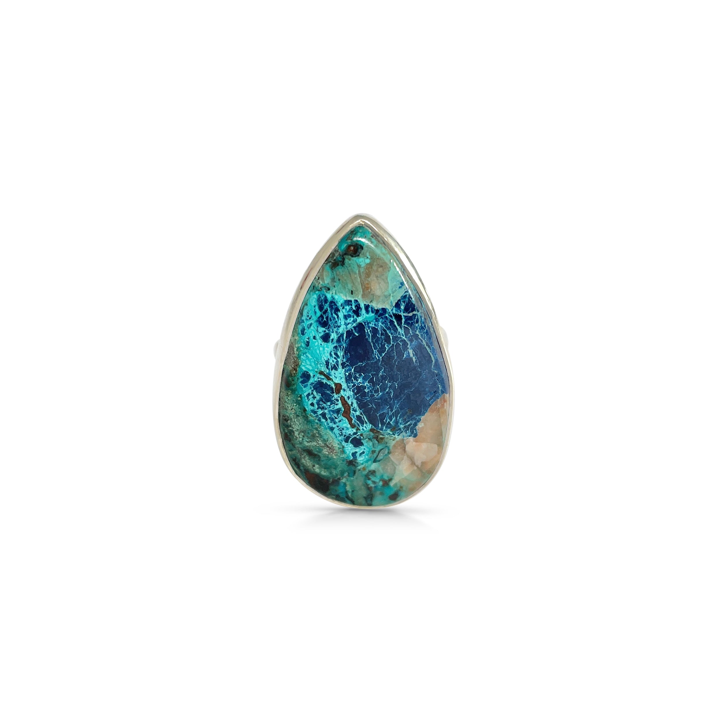 Shattuckite Ring-(STK-2-86)