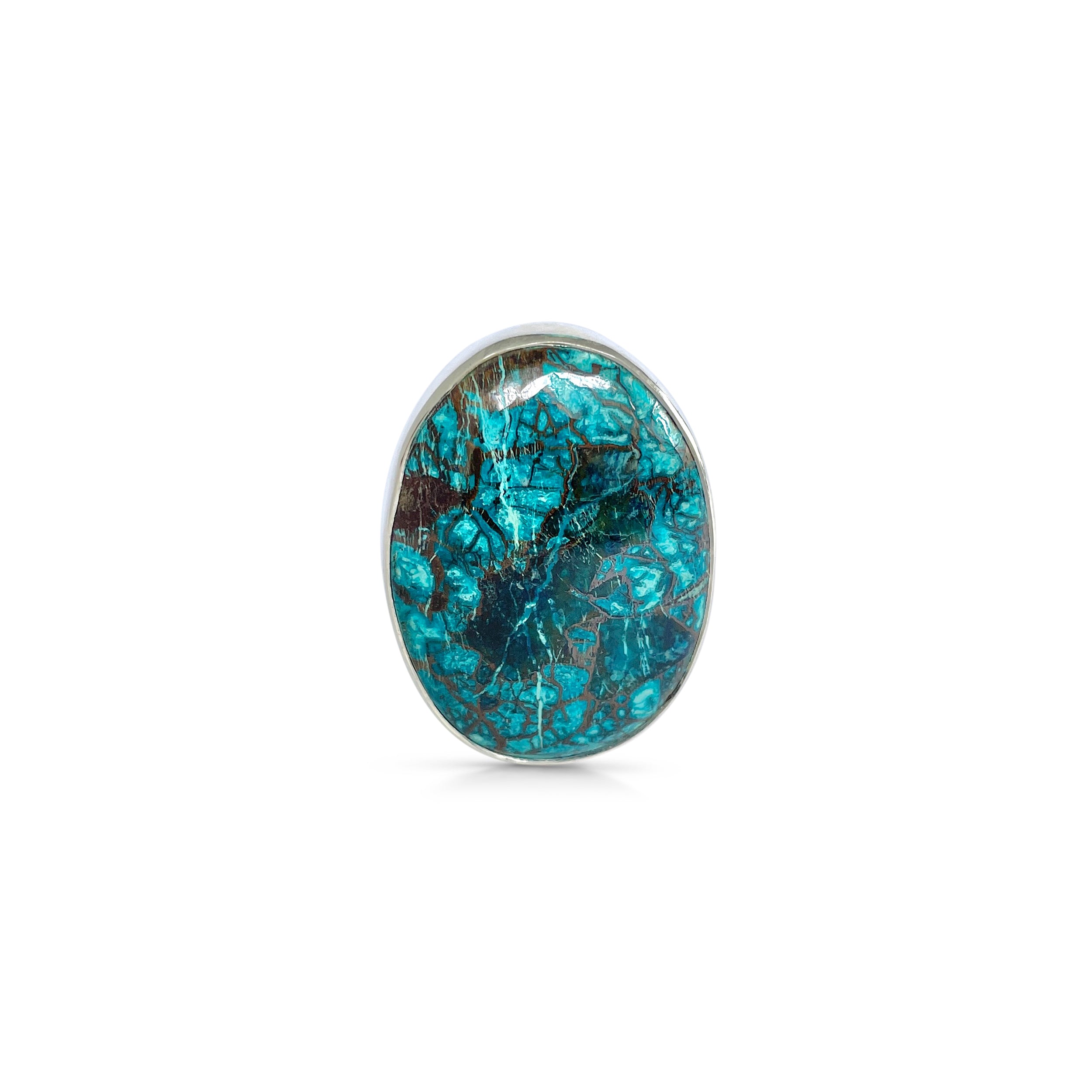 Shattuckite Ring-(STK-2-87)