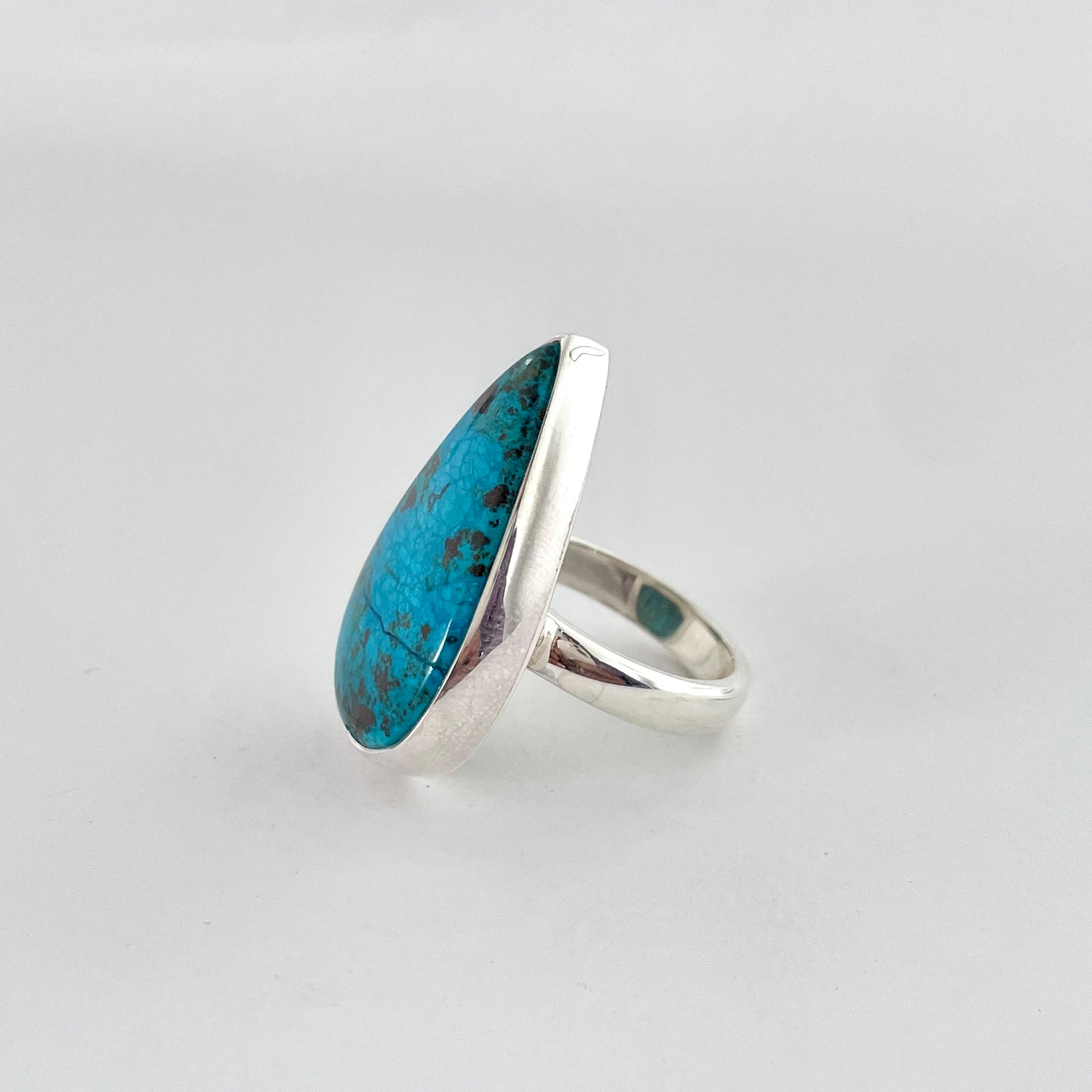 Shattuckite Ring-(STK-2-9)