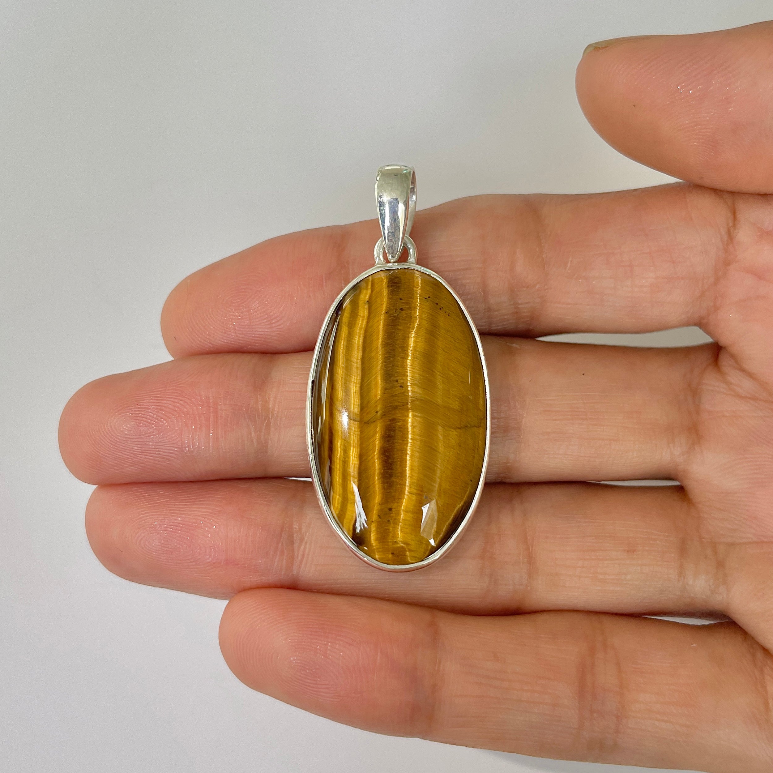 Tiger Eye Pendant-(TGE-1-10)
