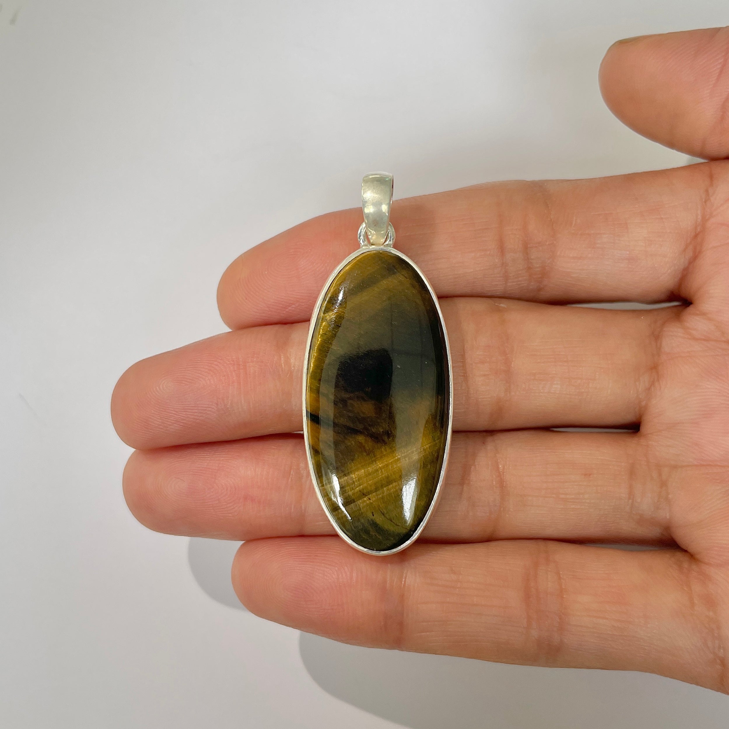 Tiger Eye Pendant-(TGE-1-11)