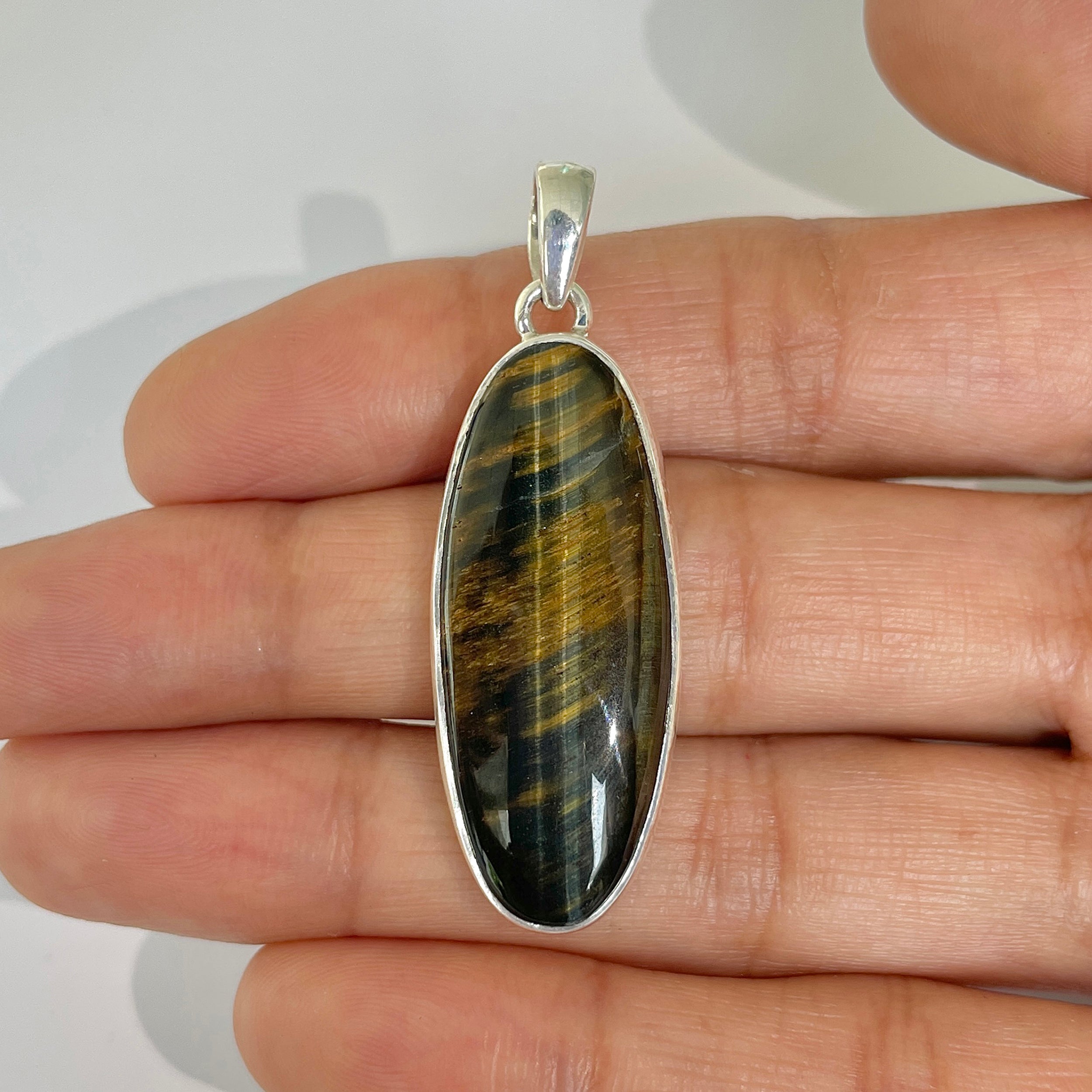 Tiger Eye Pendant-(TGE-1-16)