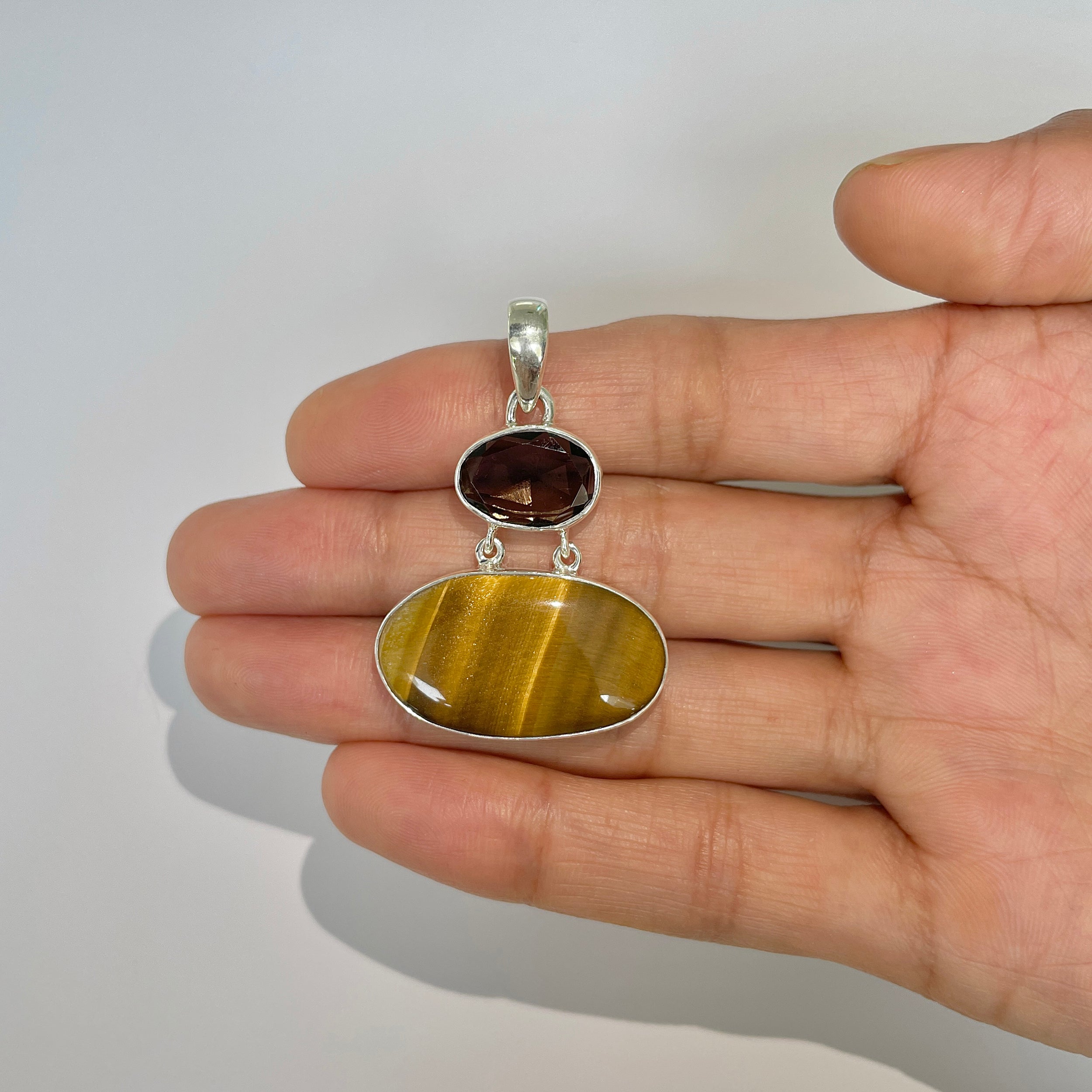 Tiger Eye Pendant-(TGE-1-17)