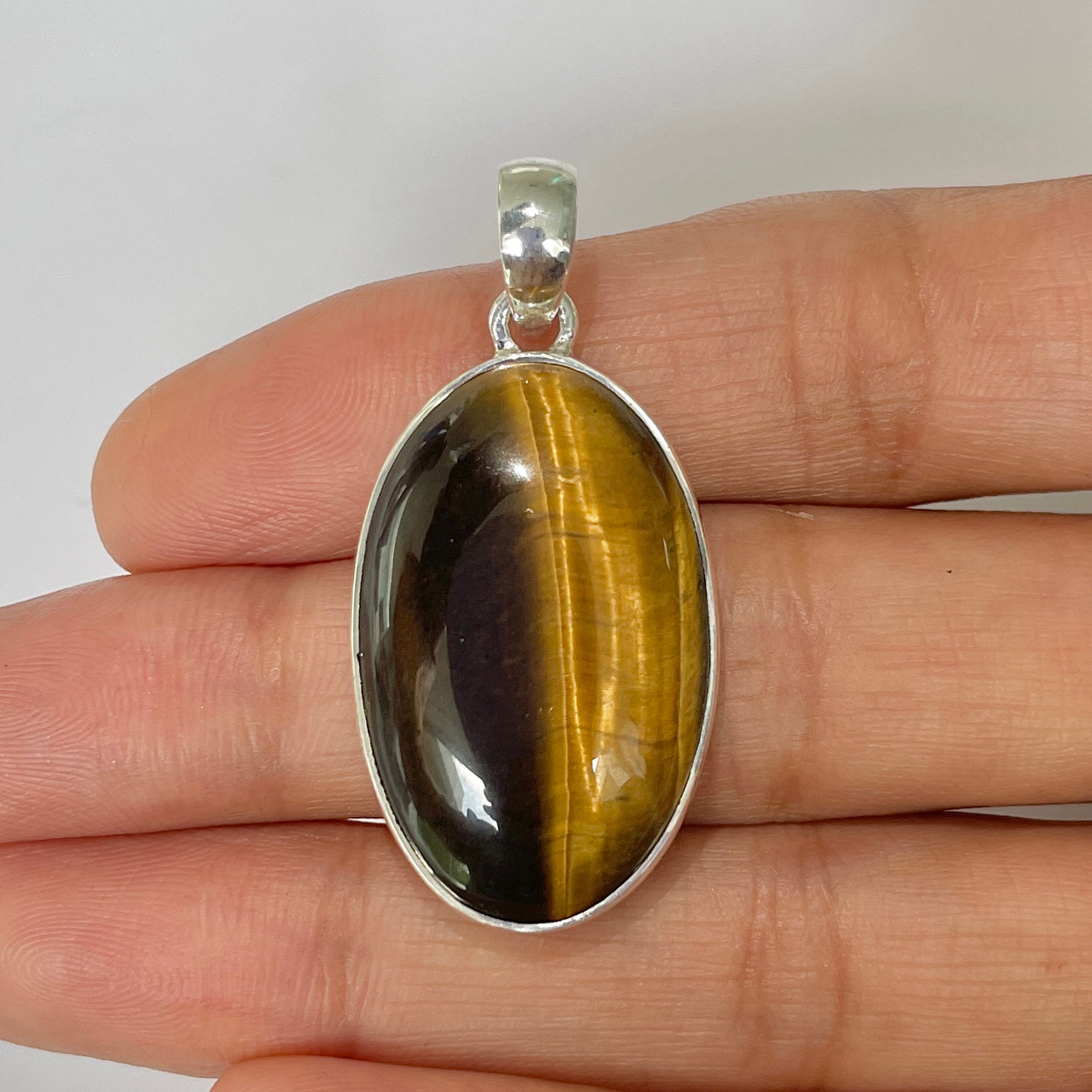 Tiger Eye Pendant-(TGE-1-18)