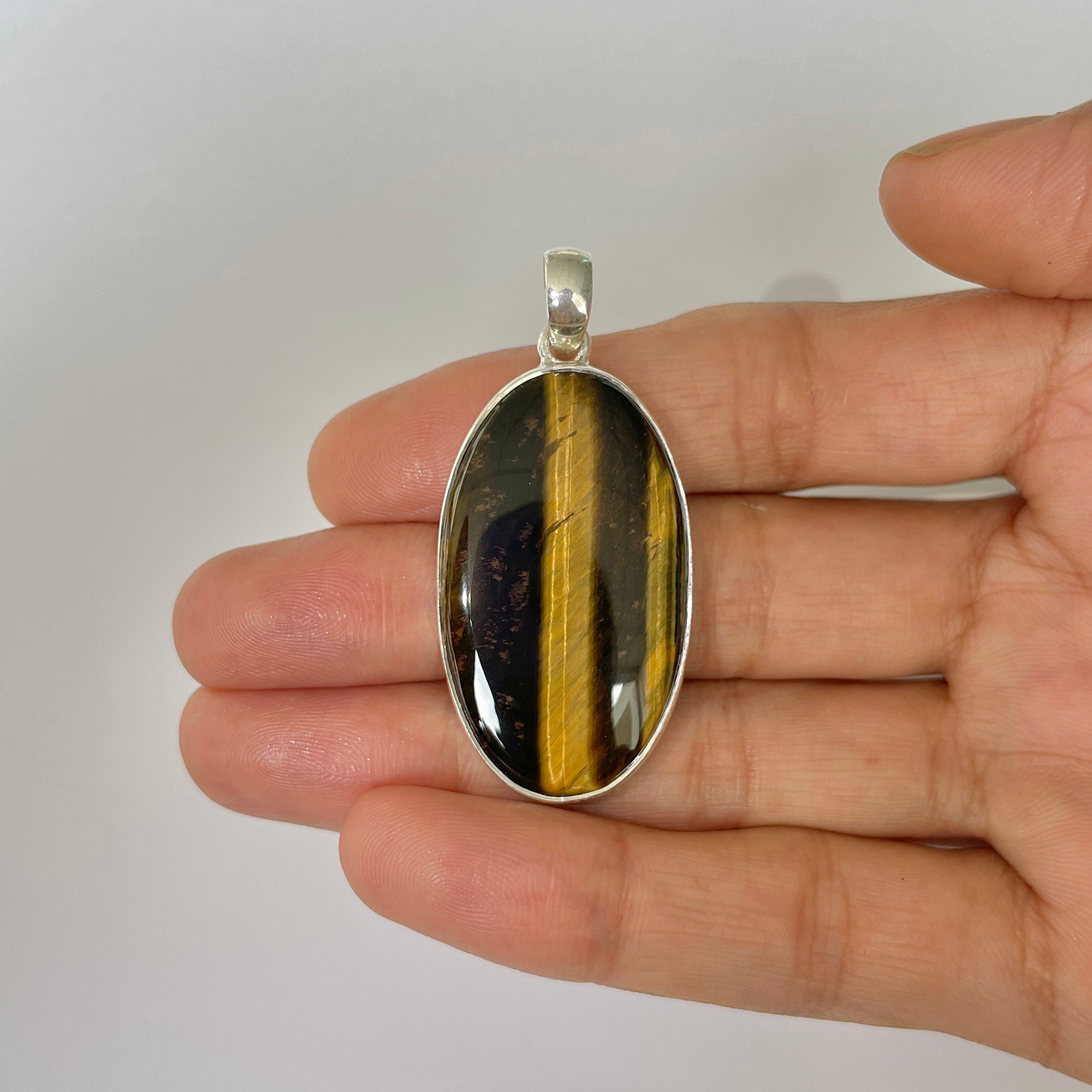 Tiger Eye Pendant-(TGE-1-20)