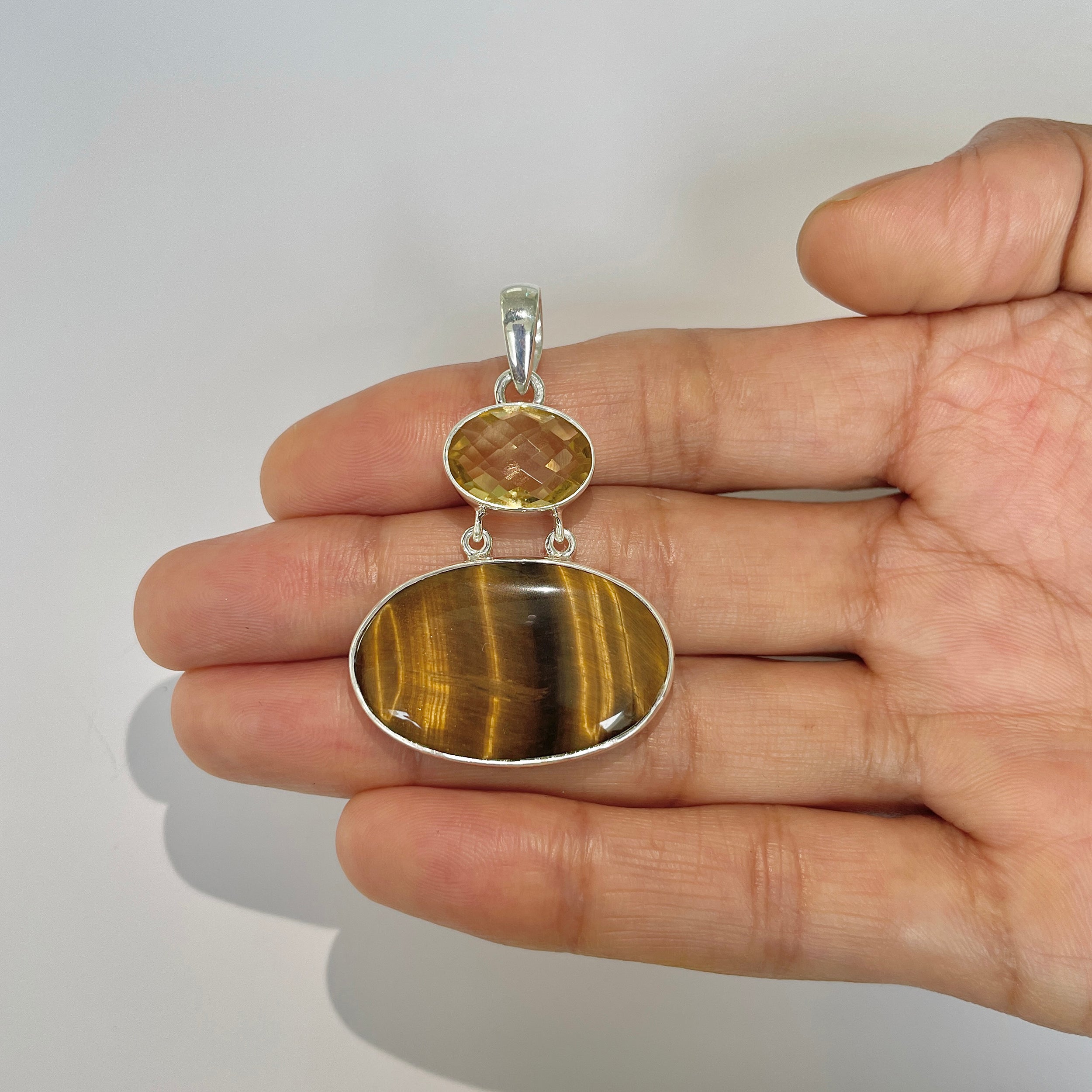 Tiger Eye Pendant-(TGE-1-39)