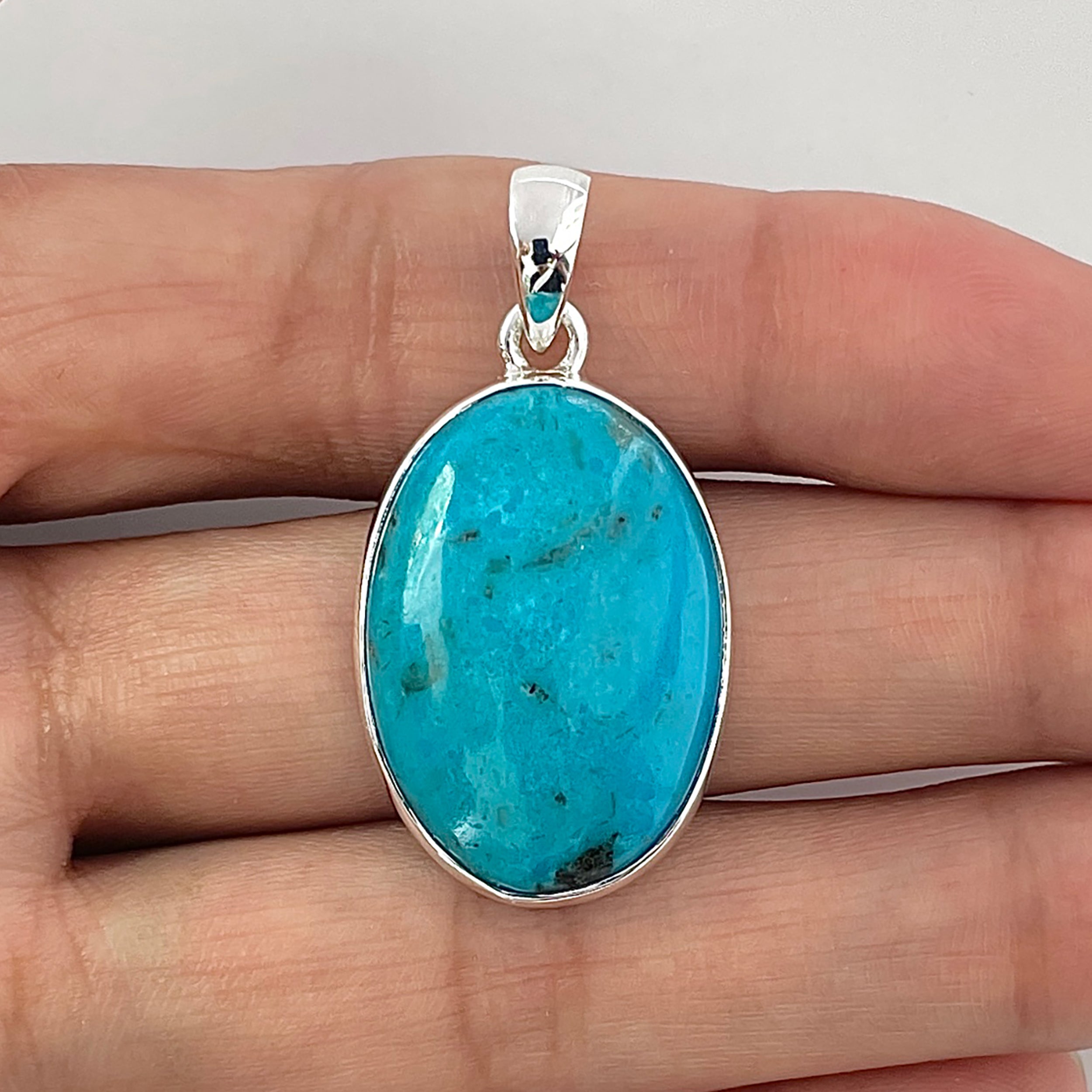 Turquoise Pendant-(TRQ-1-12)