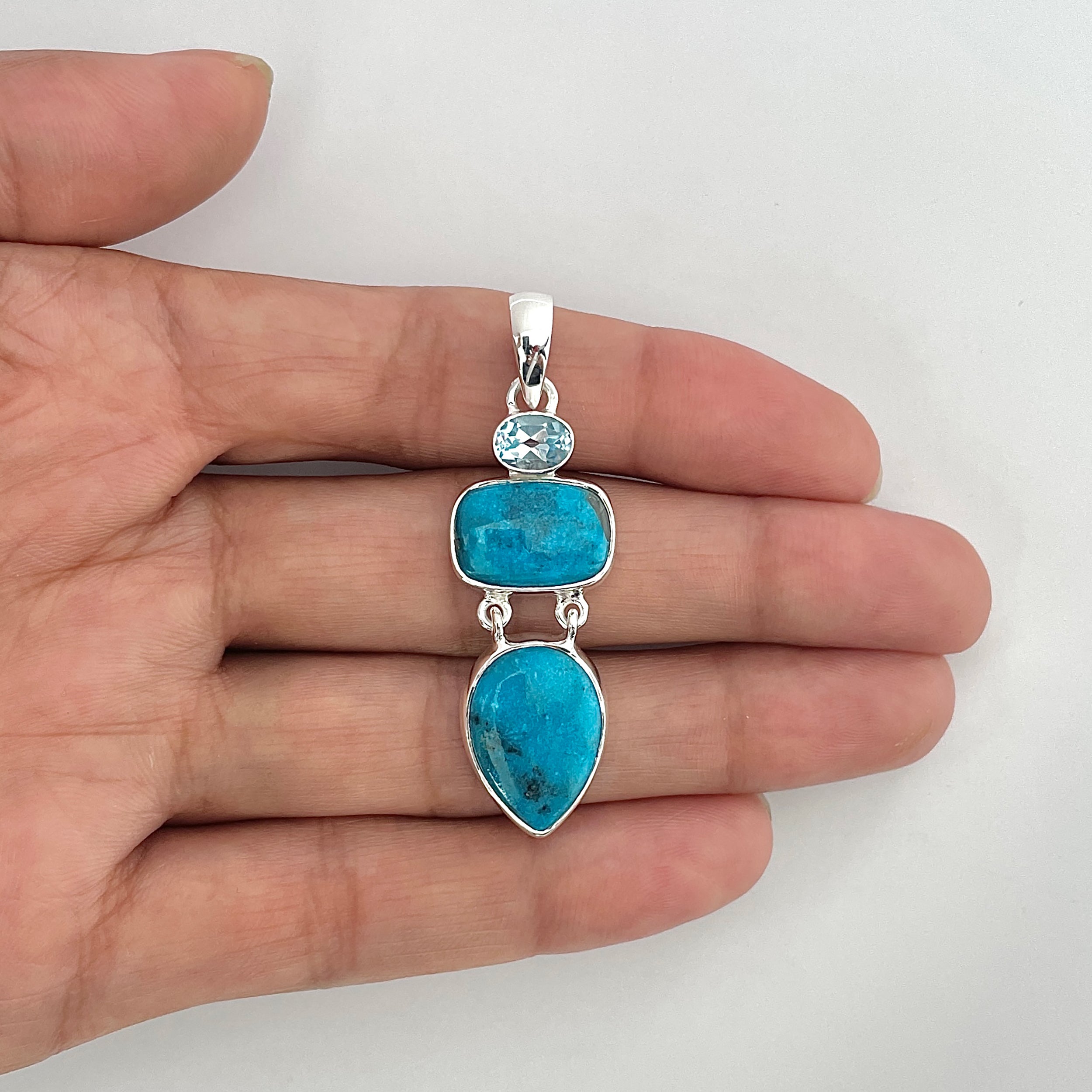 Turquoise Pendant-(TRQ-1-19)