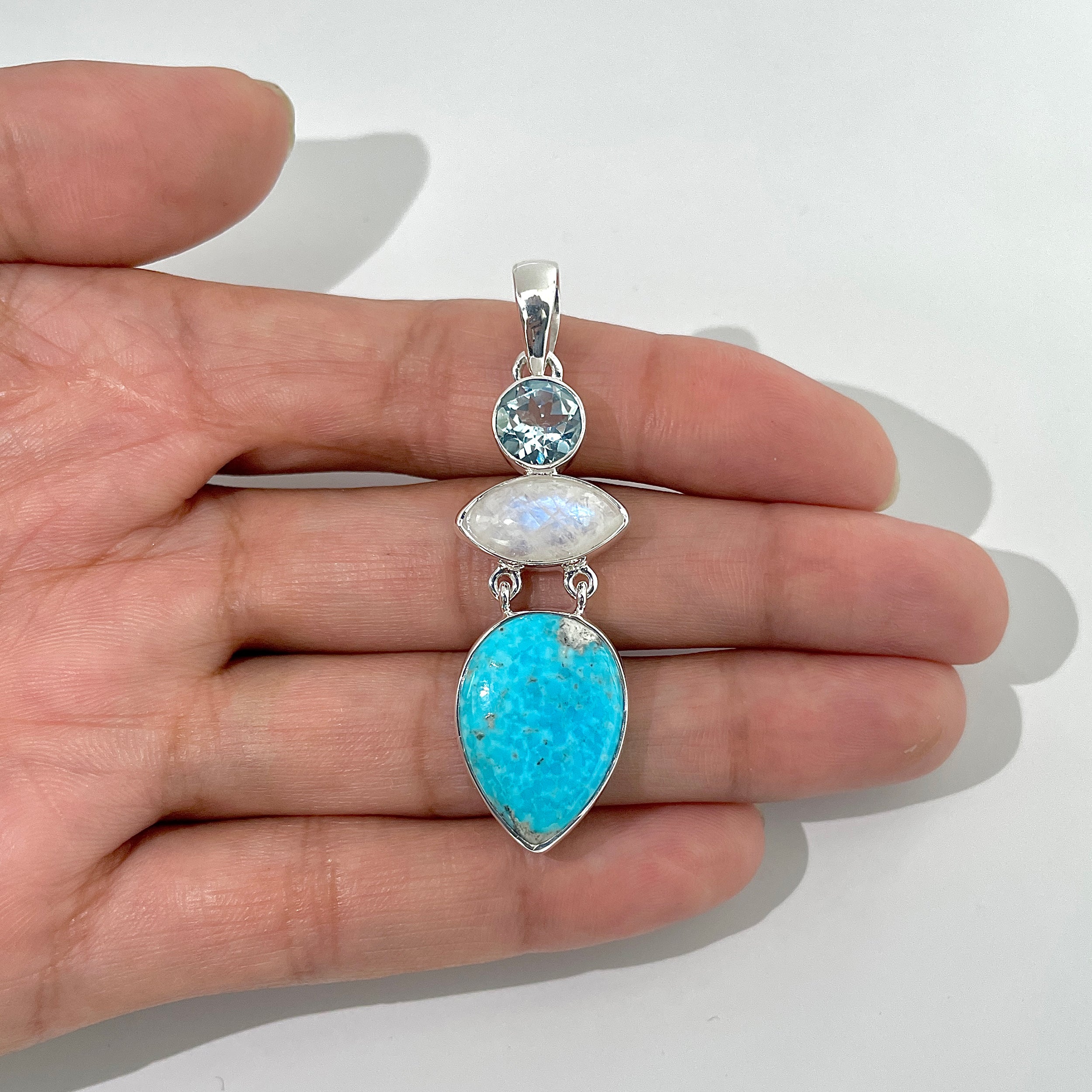 Turquoise Pendant-(TRQ-1-24)