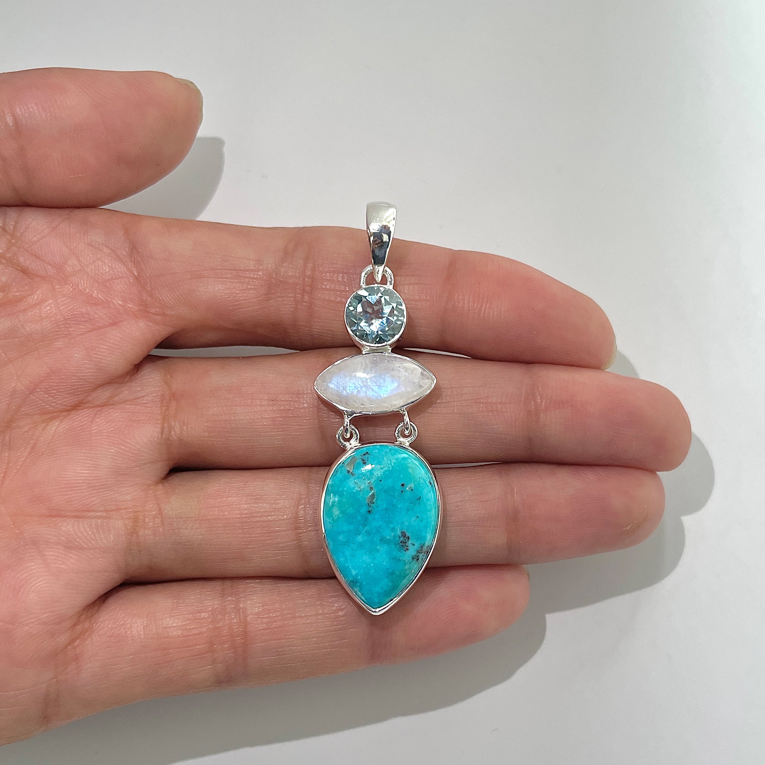 Turquoise Pendant-(TRQ-1-25)