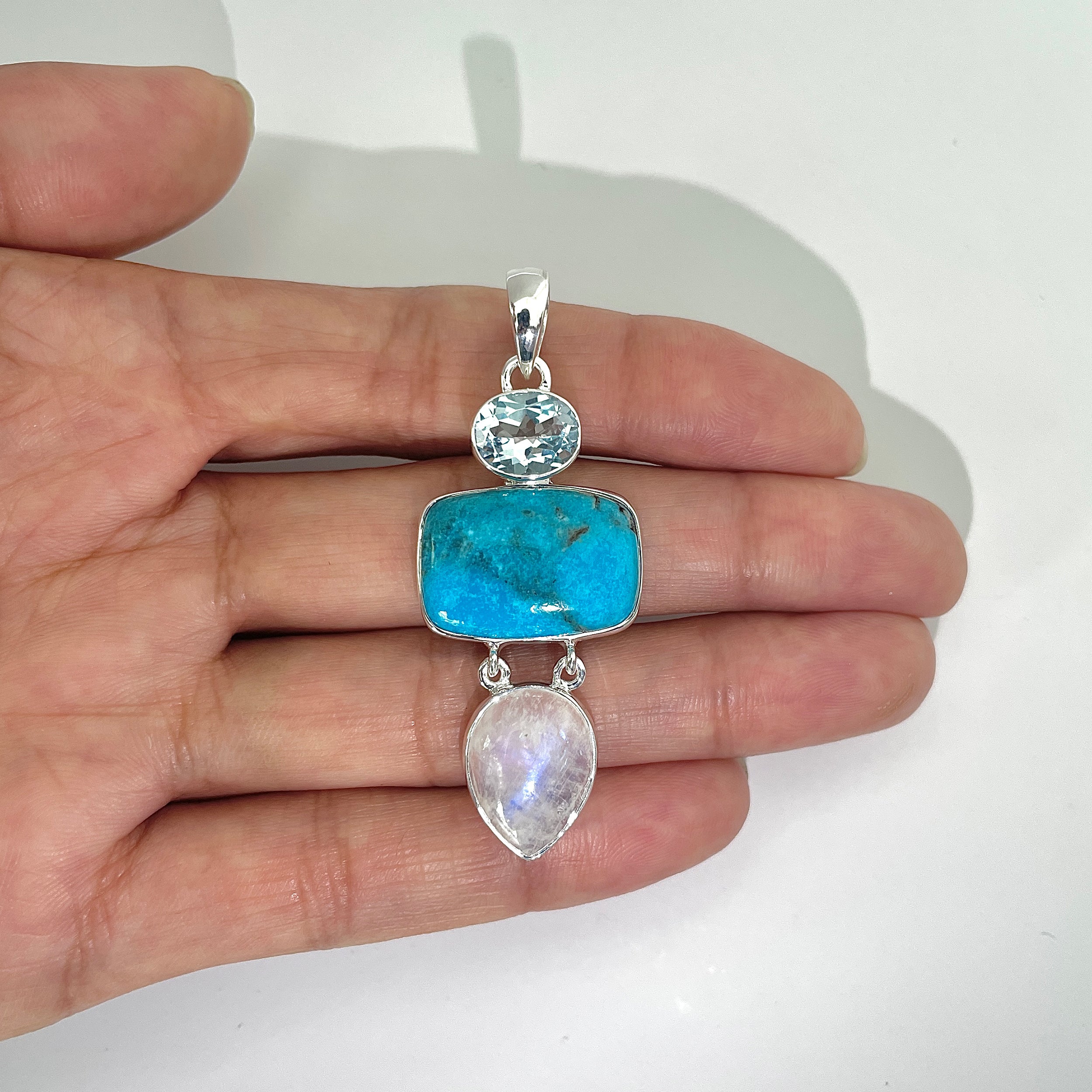 Turquoise Pendant-(TRQ-1-47)