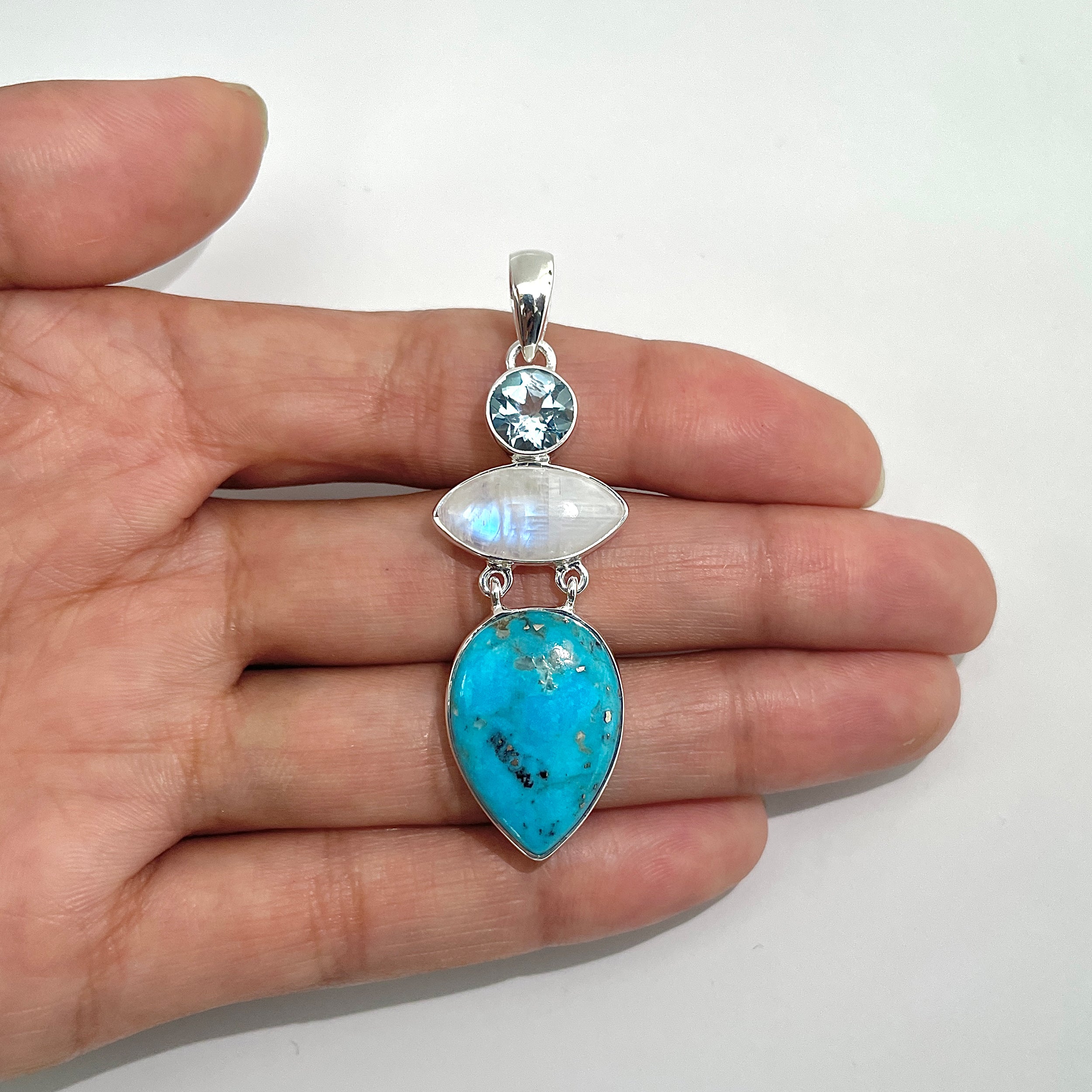 Turquoise Pendant-(TRQ-1-60)