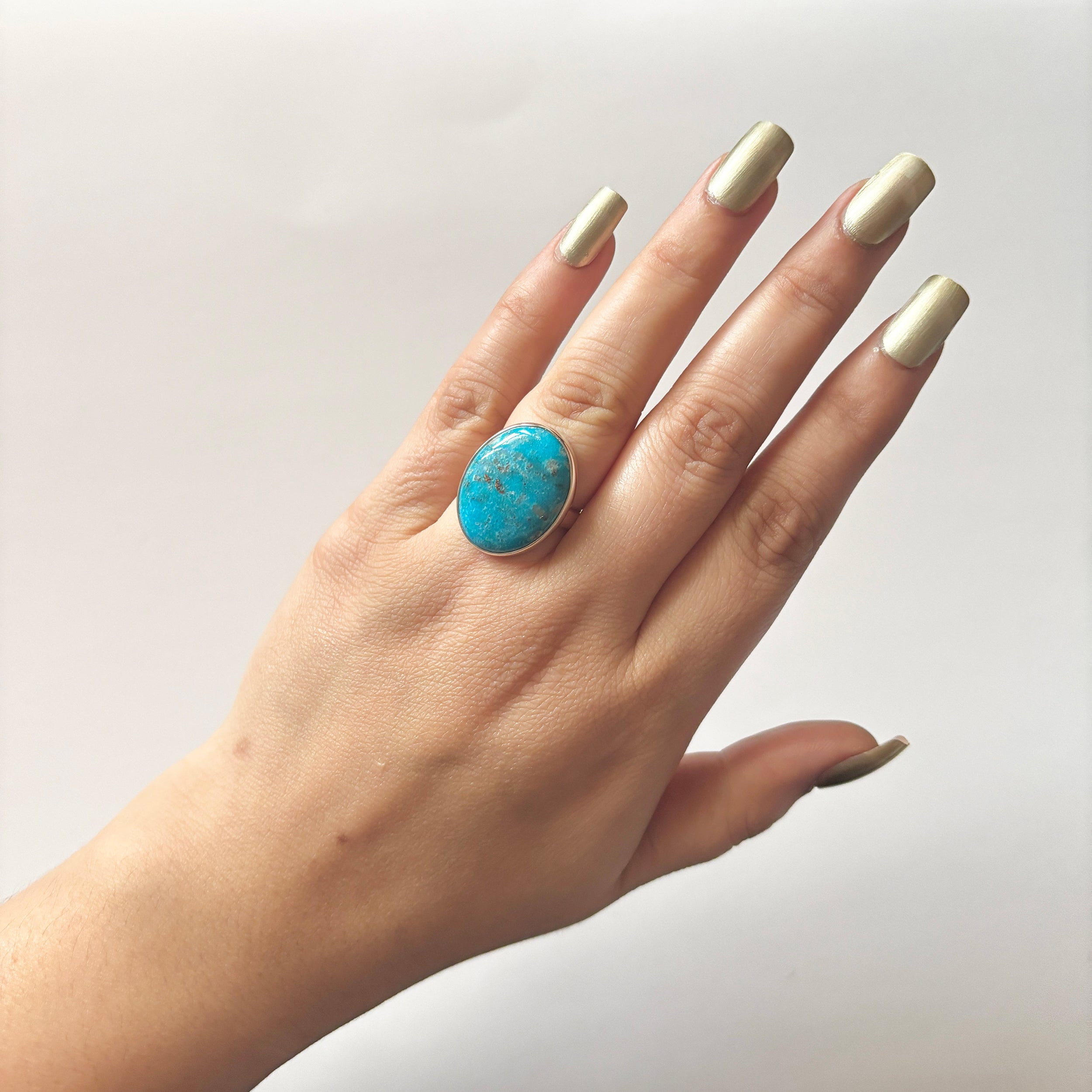 Turquoise Ring-(TRQ-2-11)