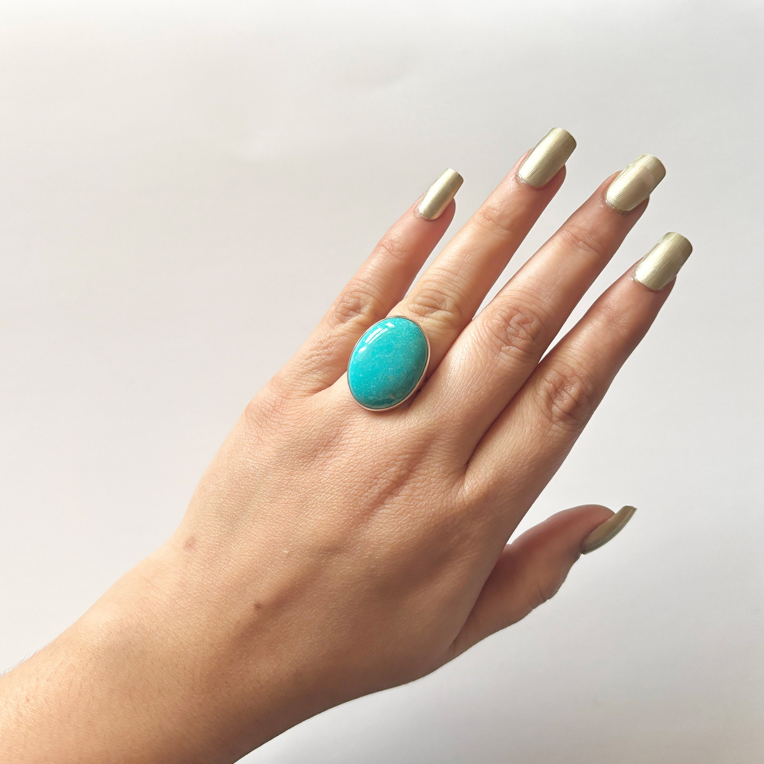 Turquoise Ring-(TRQ-2-12)