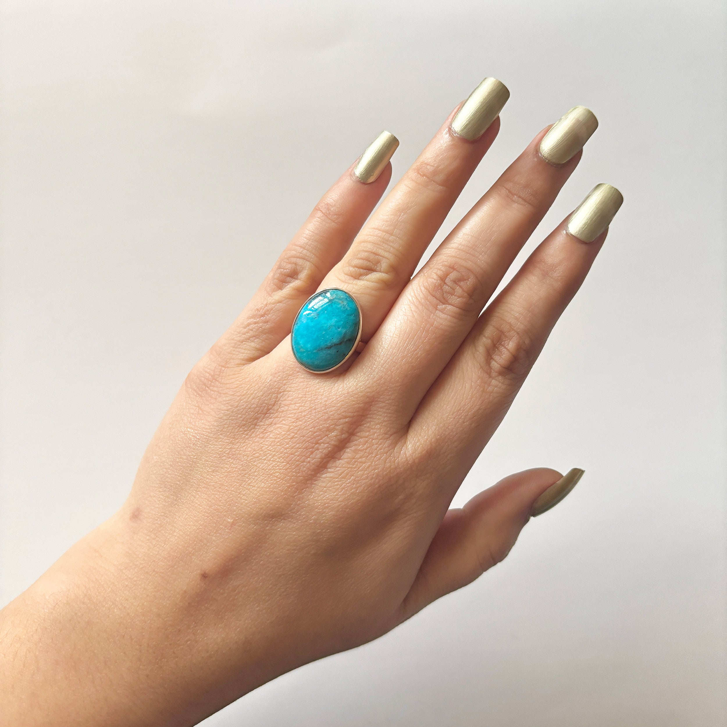 Turquoise Ring-(TRQ-2-16)