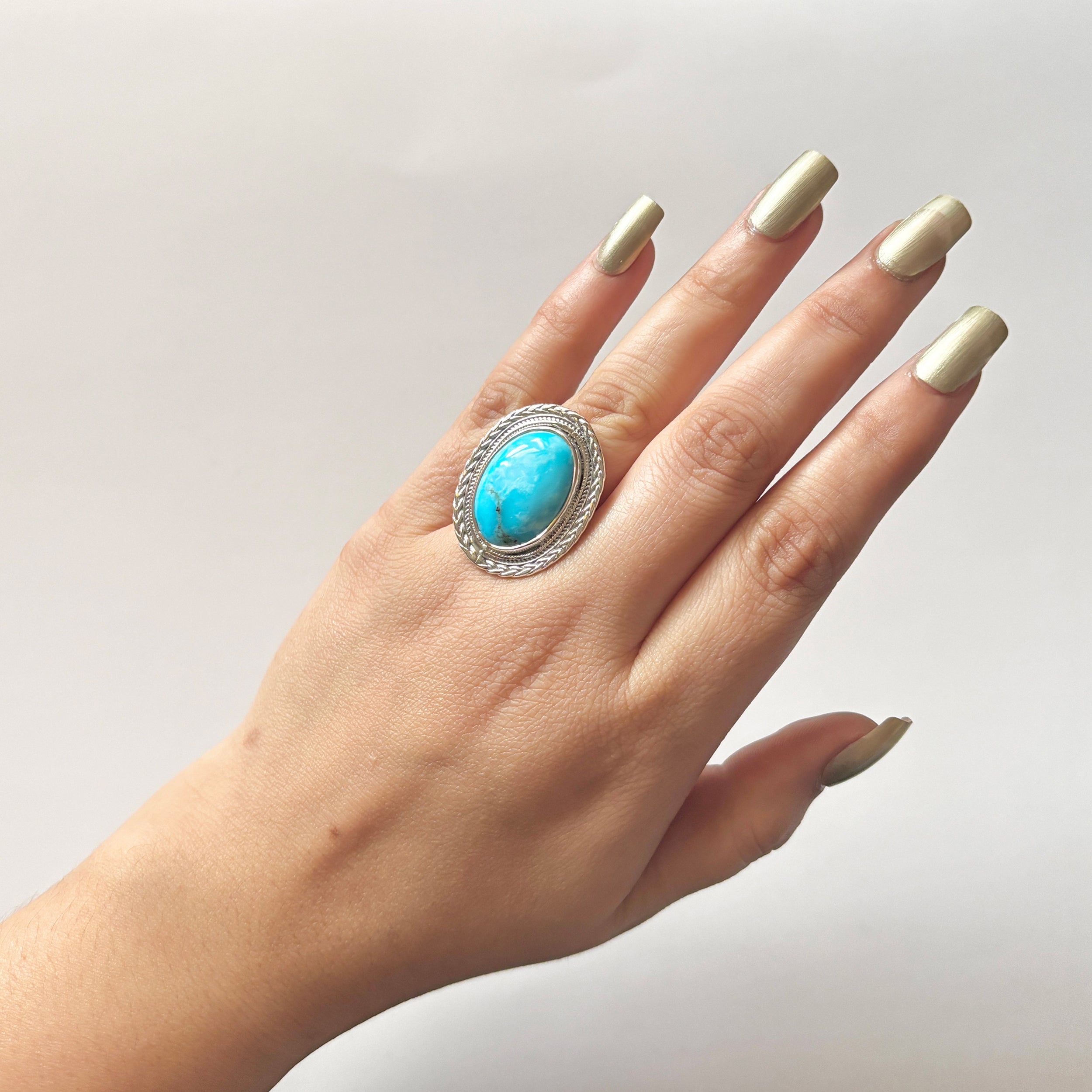 Turquoise Ring-(TRQ-2-19)