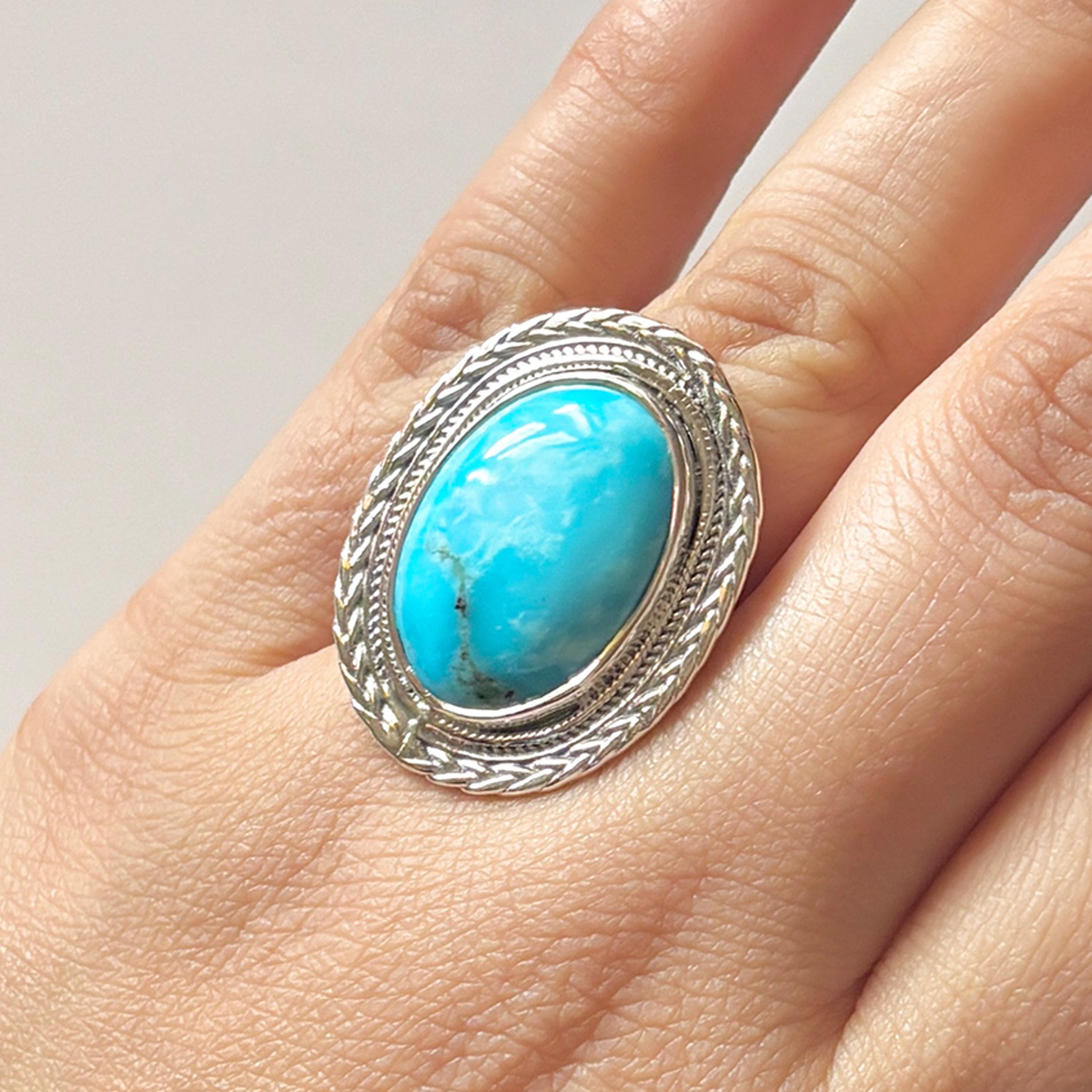 Turquoise Ring-(TRQ-2-19)
