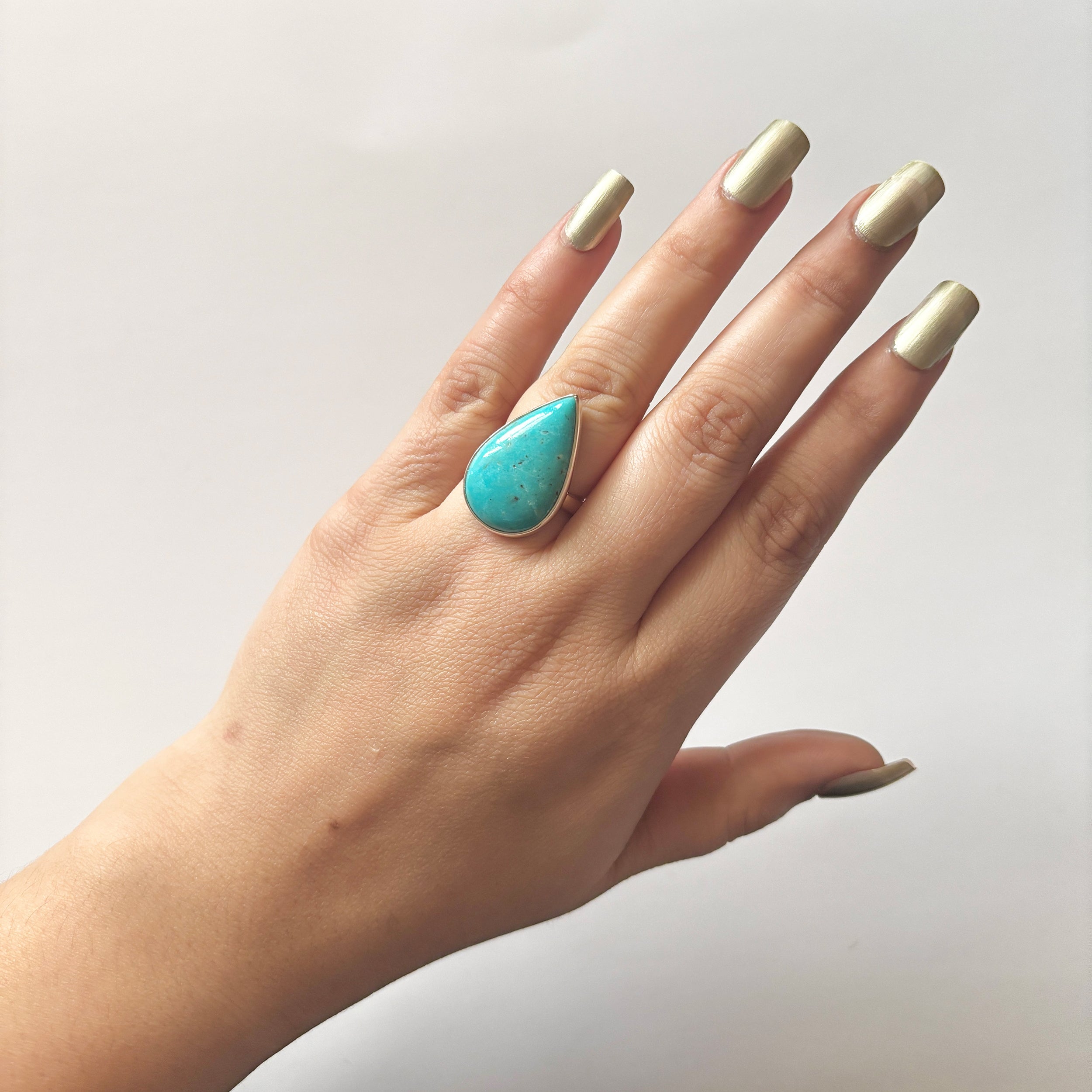 Turquoise Ring-(TRQ-2-7)