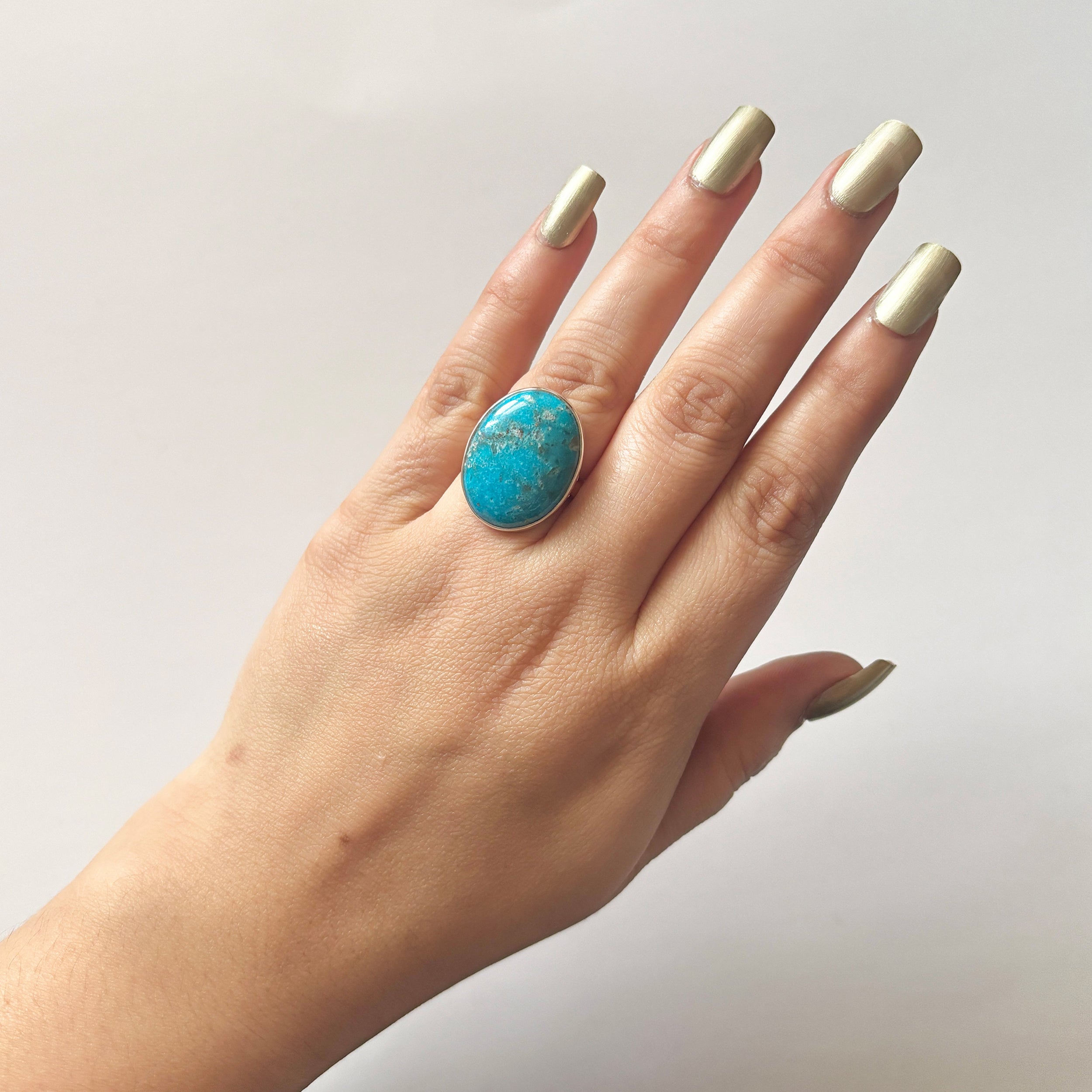 Turquoise Ring-(TRQ-2-9)