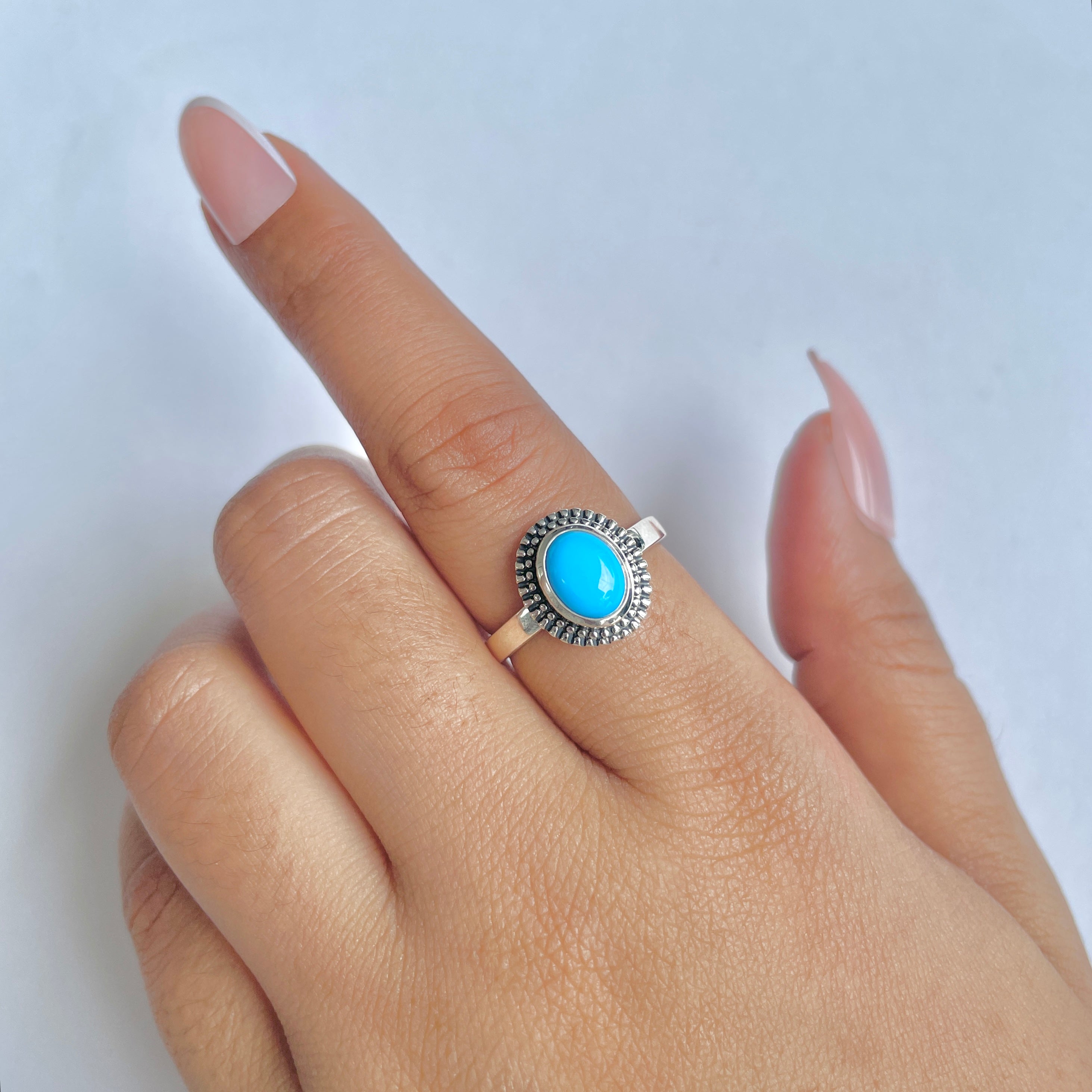 Turquoise Ring-(TRQ-RDR-1280.)