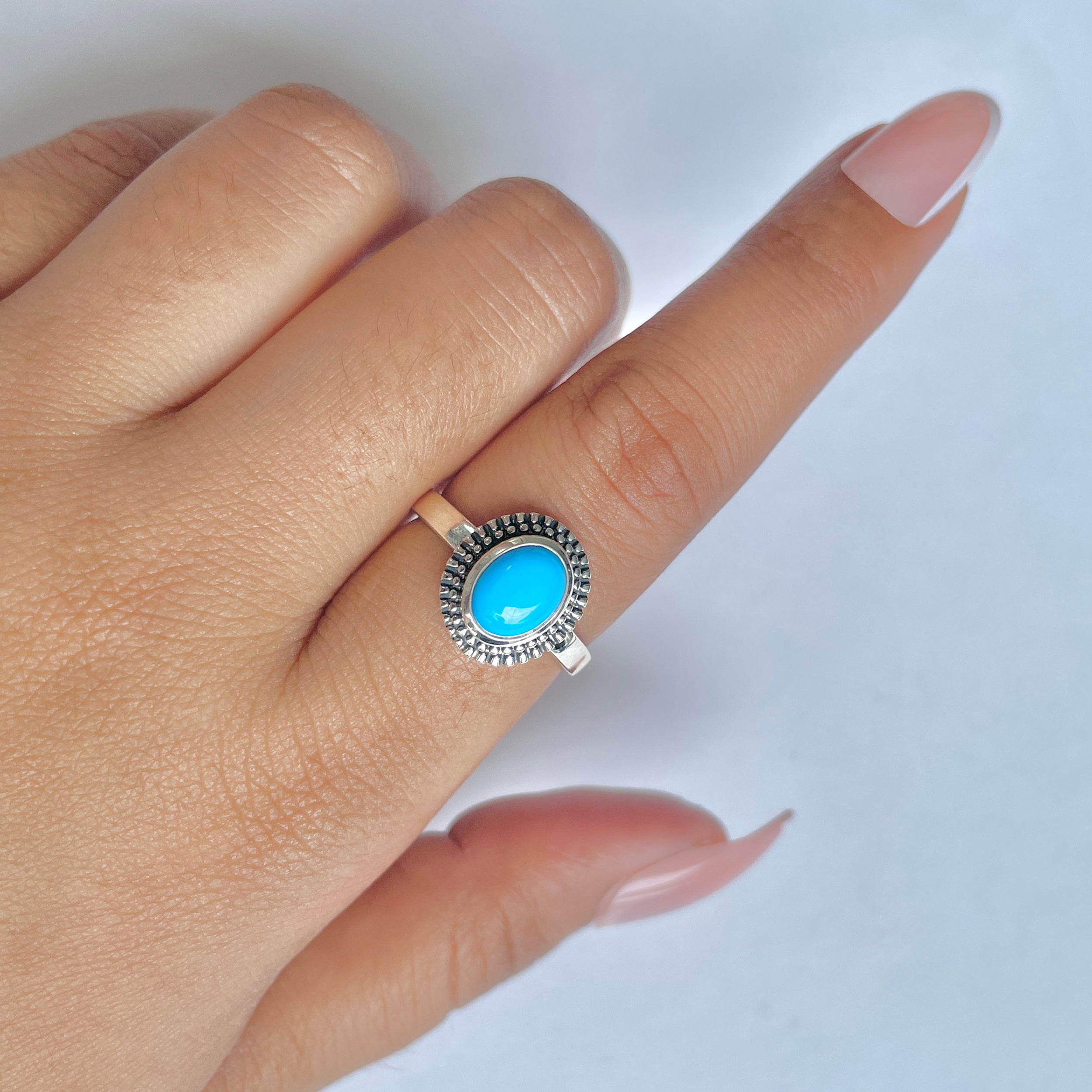 Turquoise Ring-(TRQ-RDR-1280.)