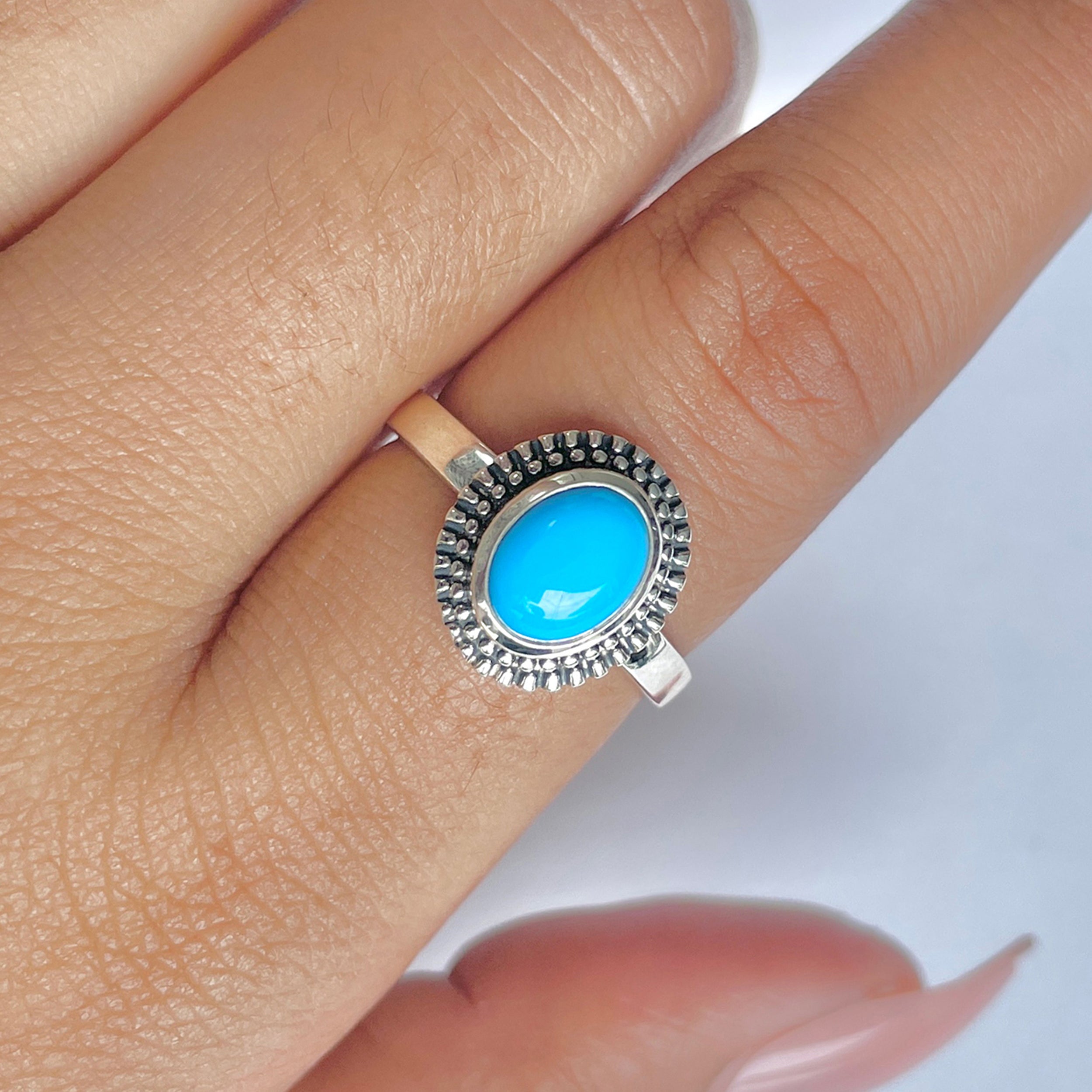 Turquoise Ring-(TRQ-RDR-1280.)