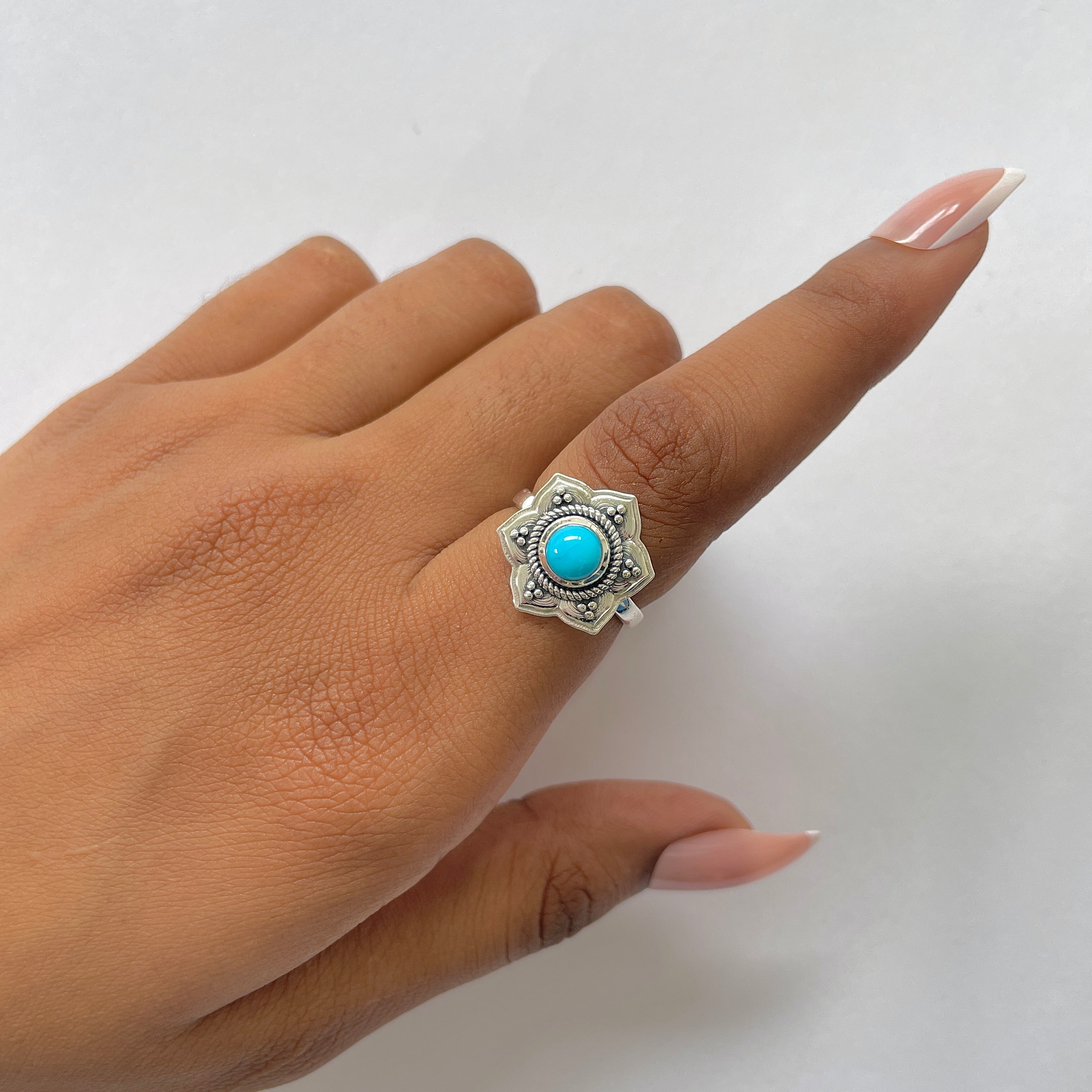 Turquoise Ring-(TRQ-RDR-1292.)