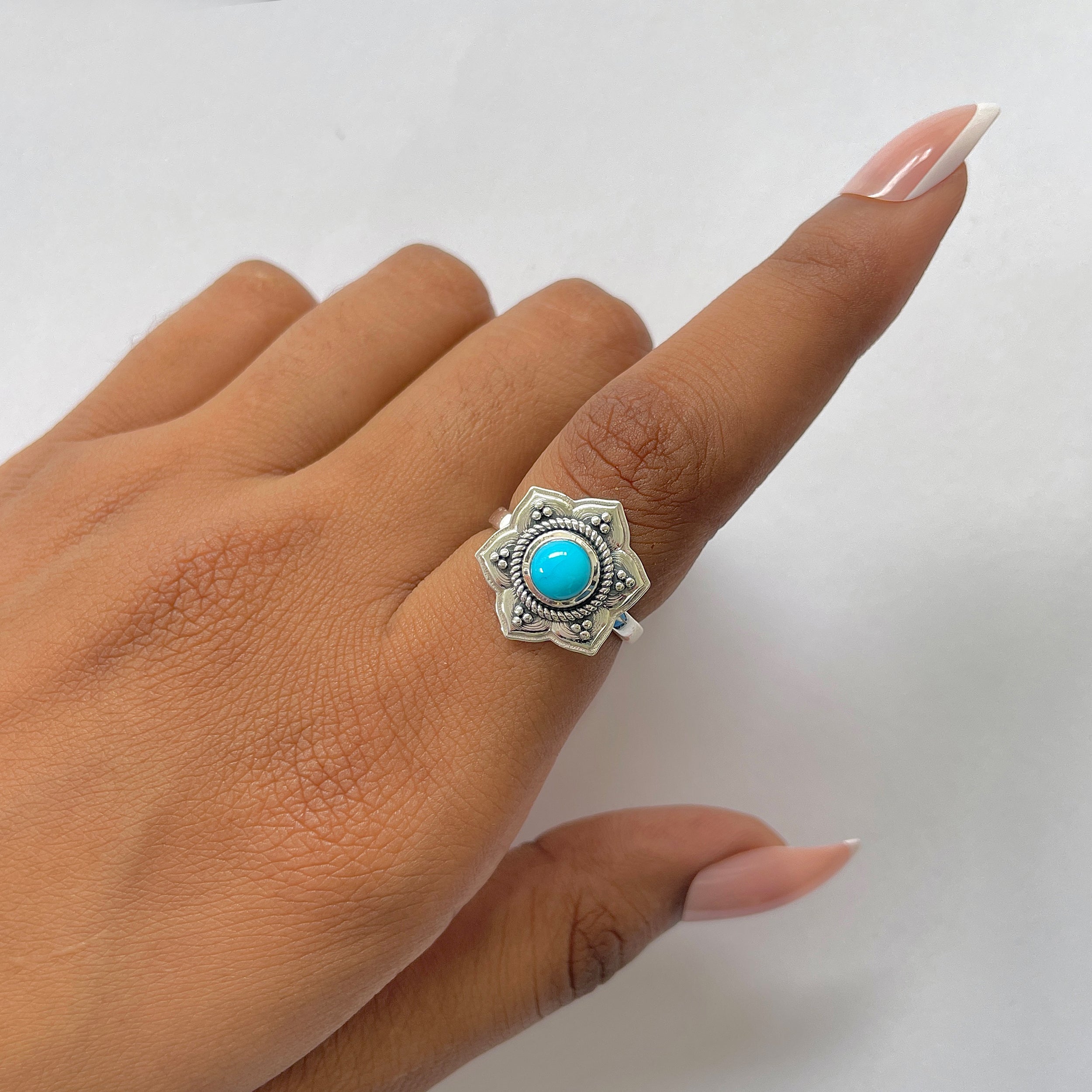 Turquoise Ring-(TRQ-RDR-1292.)
