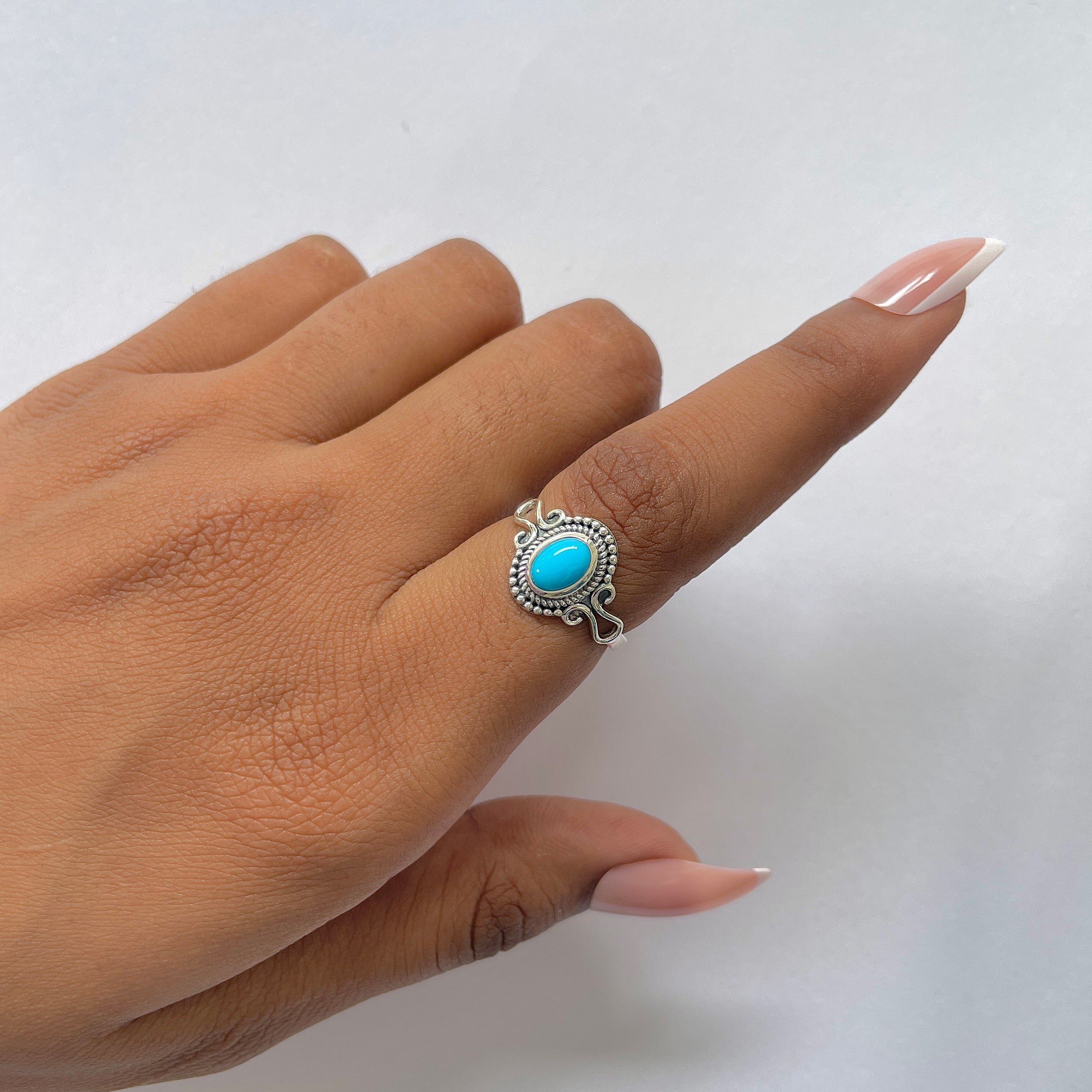 Turquoise Ring-(TRQ-RDR-1296.)