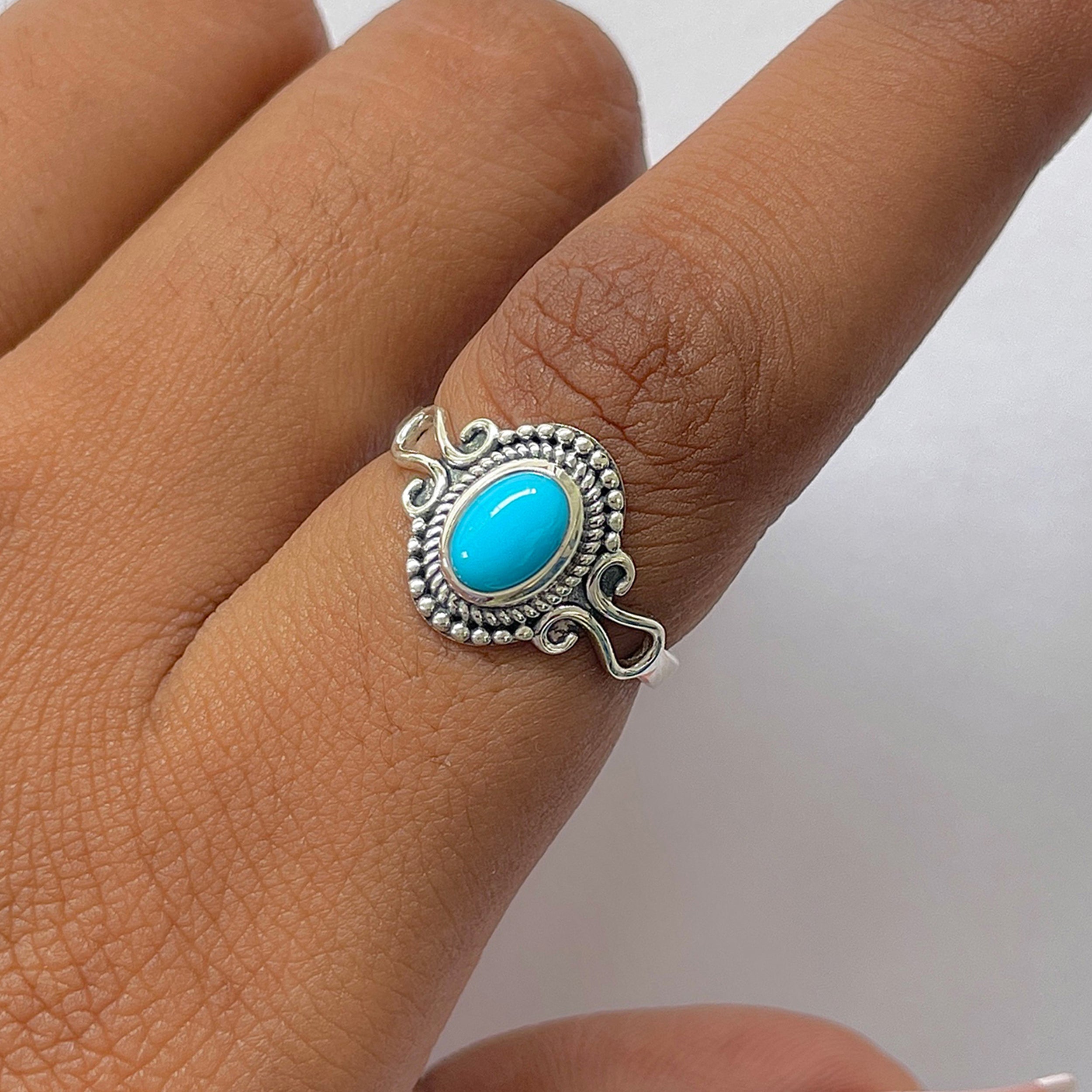Turquoise Ring-(TRQ-RDR-1296.)