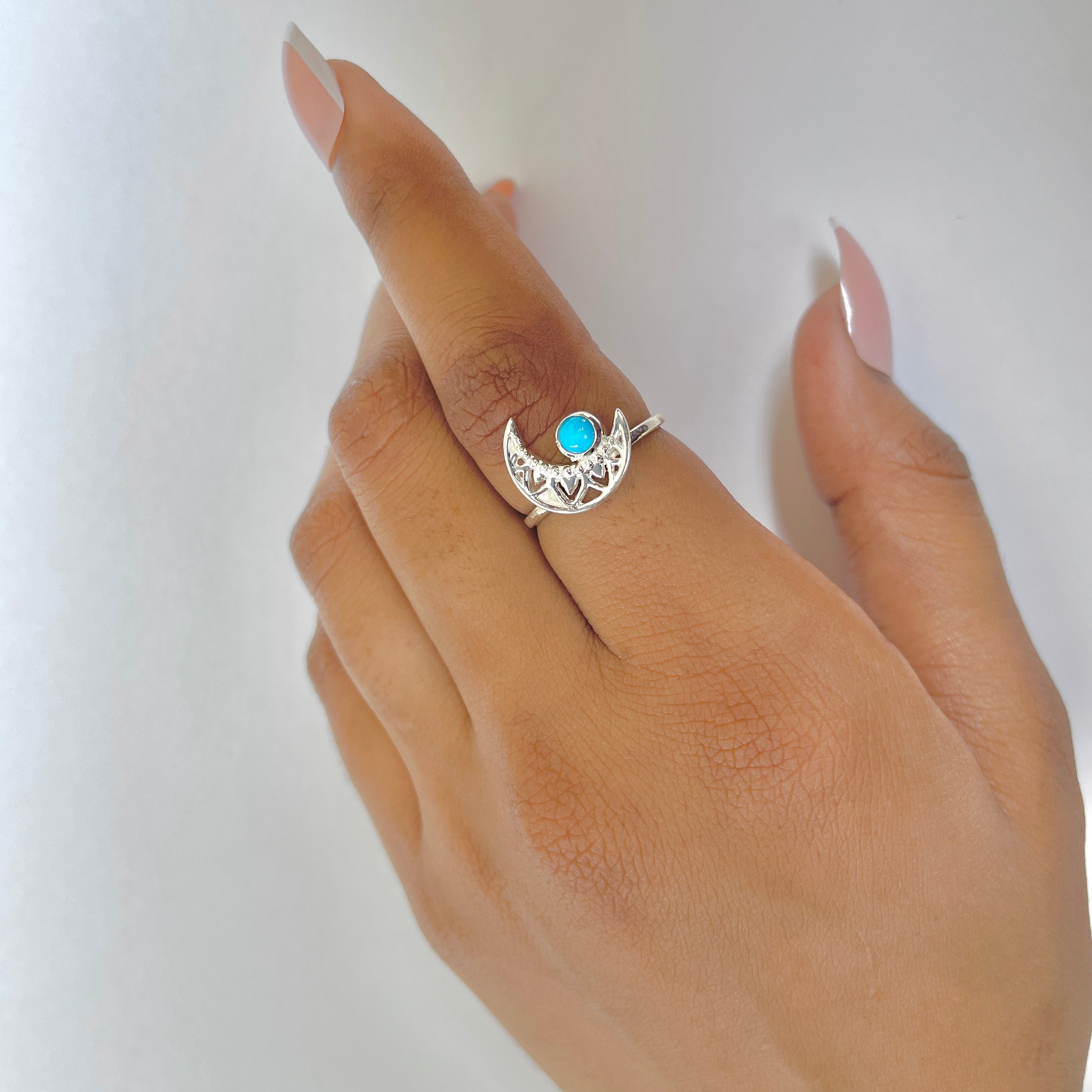 Turquoise Ring-(TRQ-RDR-1338.)