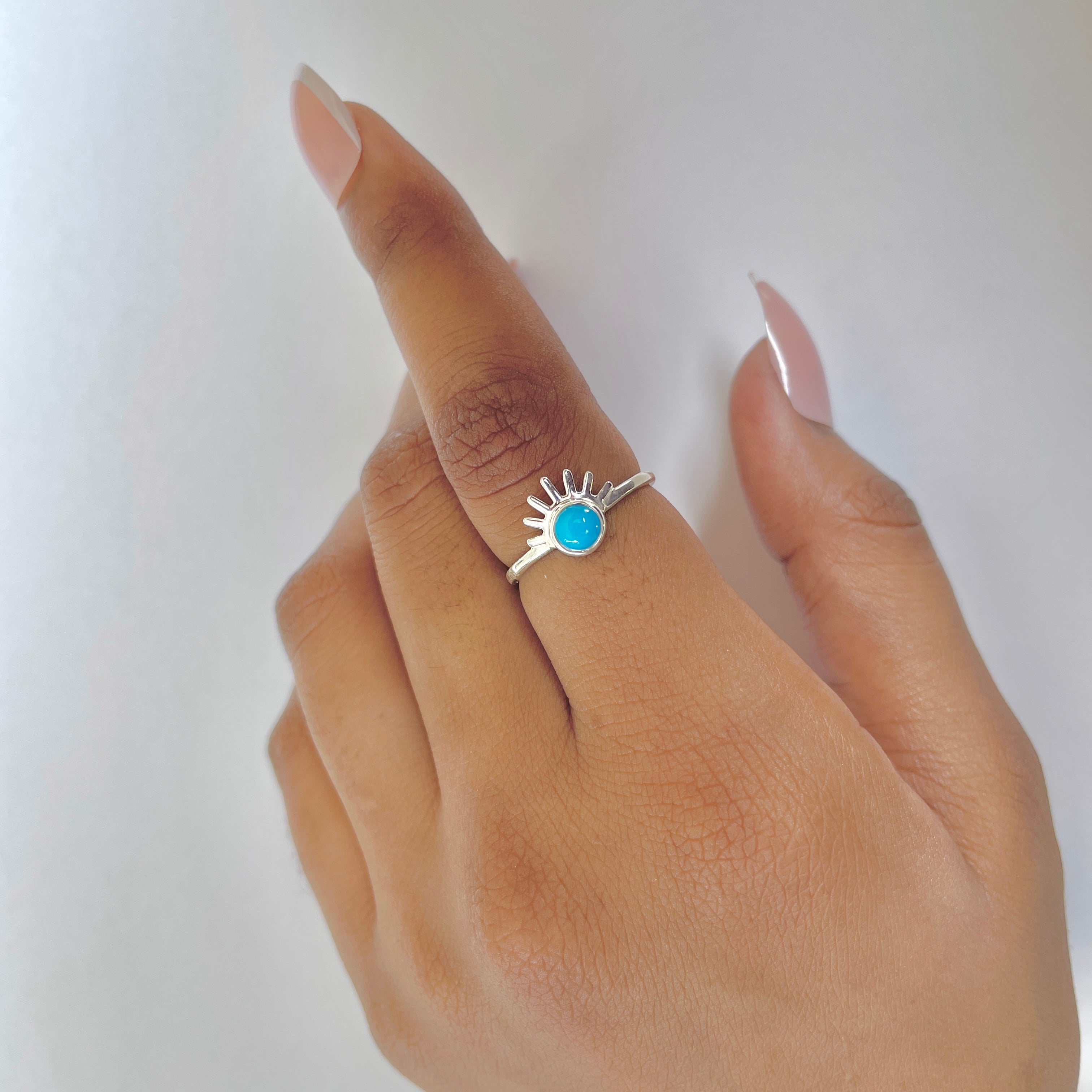 Turquoise Ring-(TRQ-RDR-1340.)