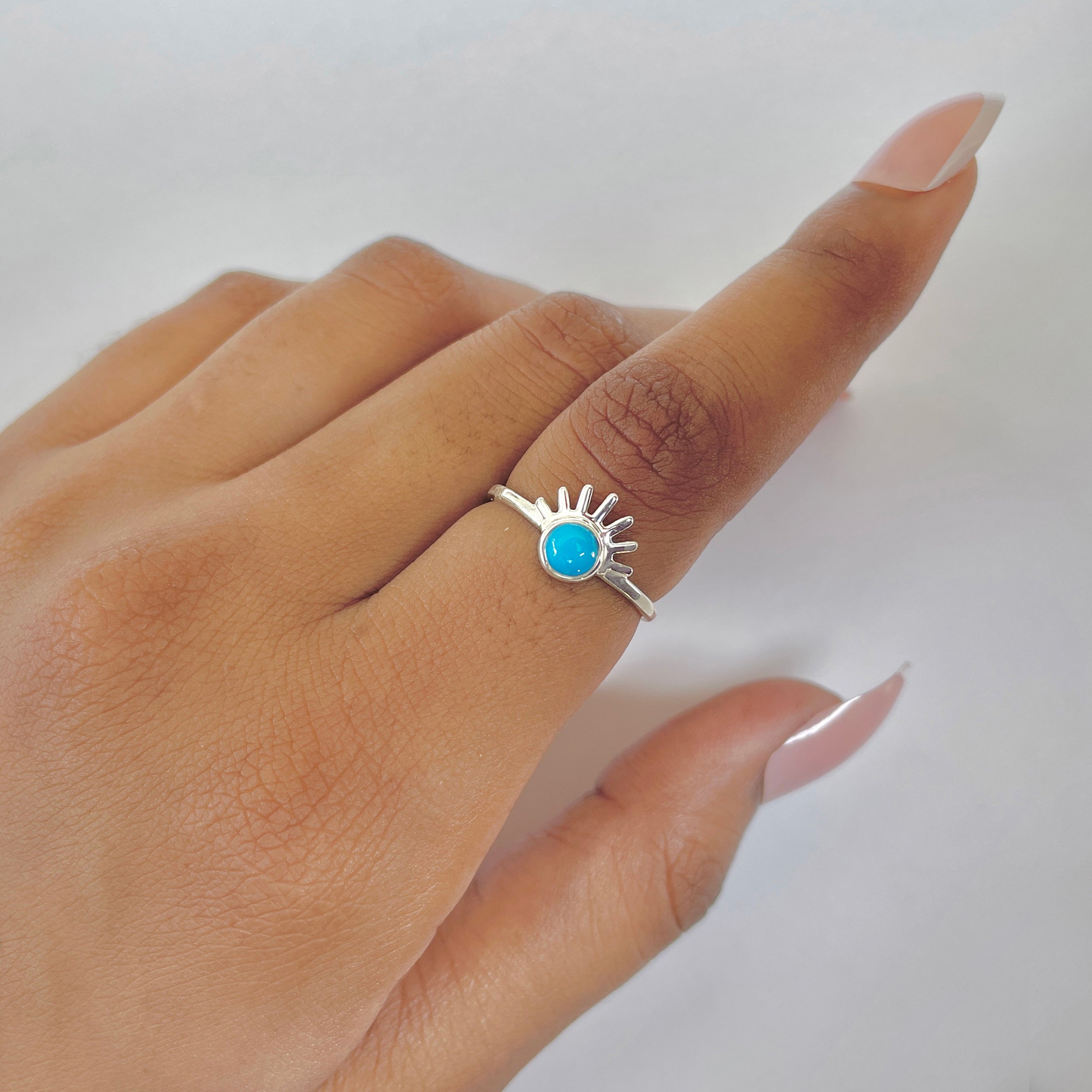 Turquoise Ring-(TRQ-RDR-1340.)