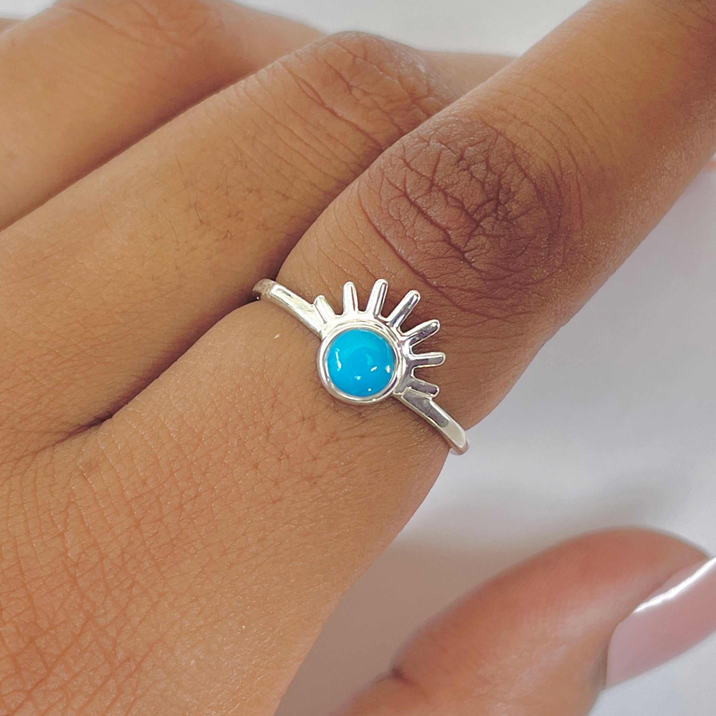 Turquoise Ring-(TRQ-RDR-1340.)