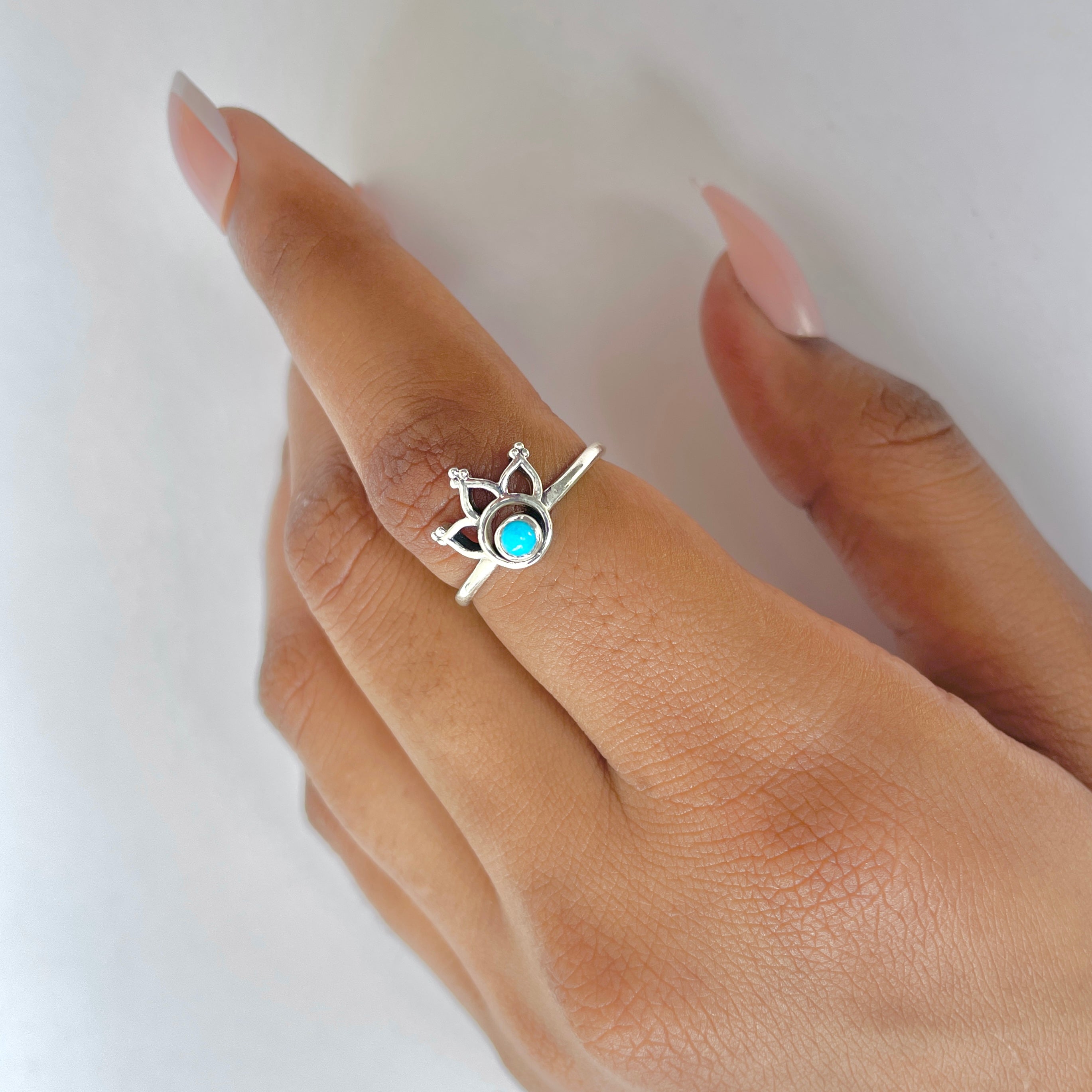 Turquoise Ring-(TRQ-RDR-1362.)