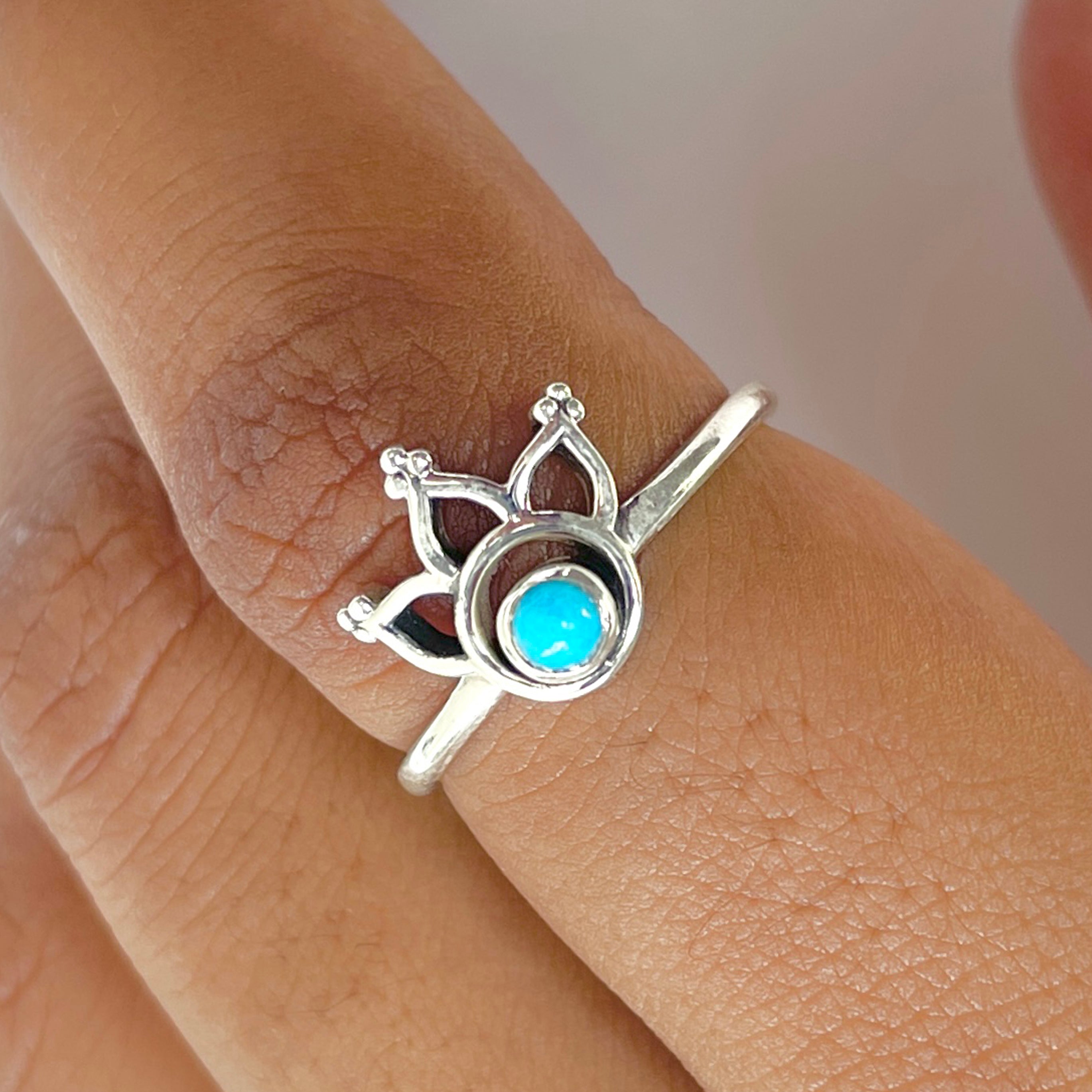 Turquoise Ring-(TRQ-RDR-1362.)