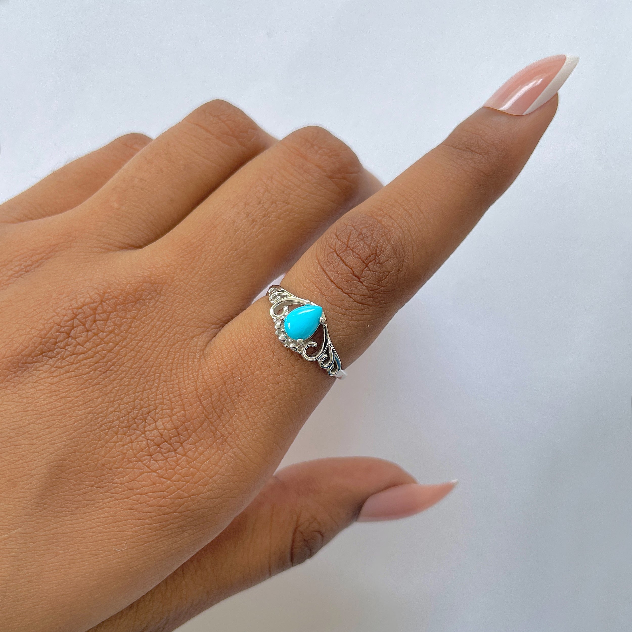 Turquoise Ring-(TRQ-RDR-1409.)