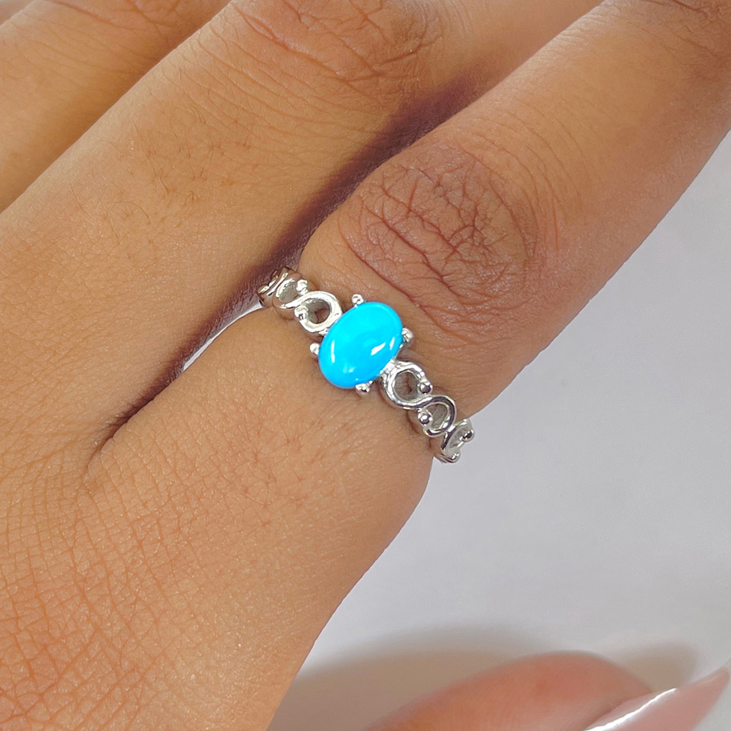Turquoise Ring-(TRQ-RDR-1465.)