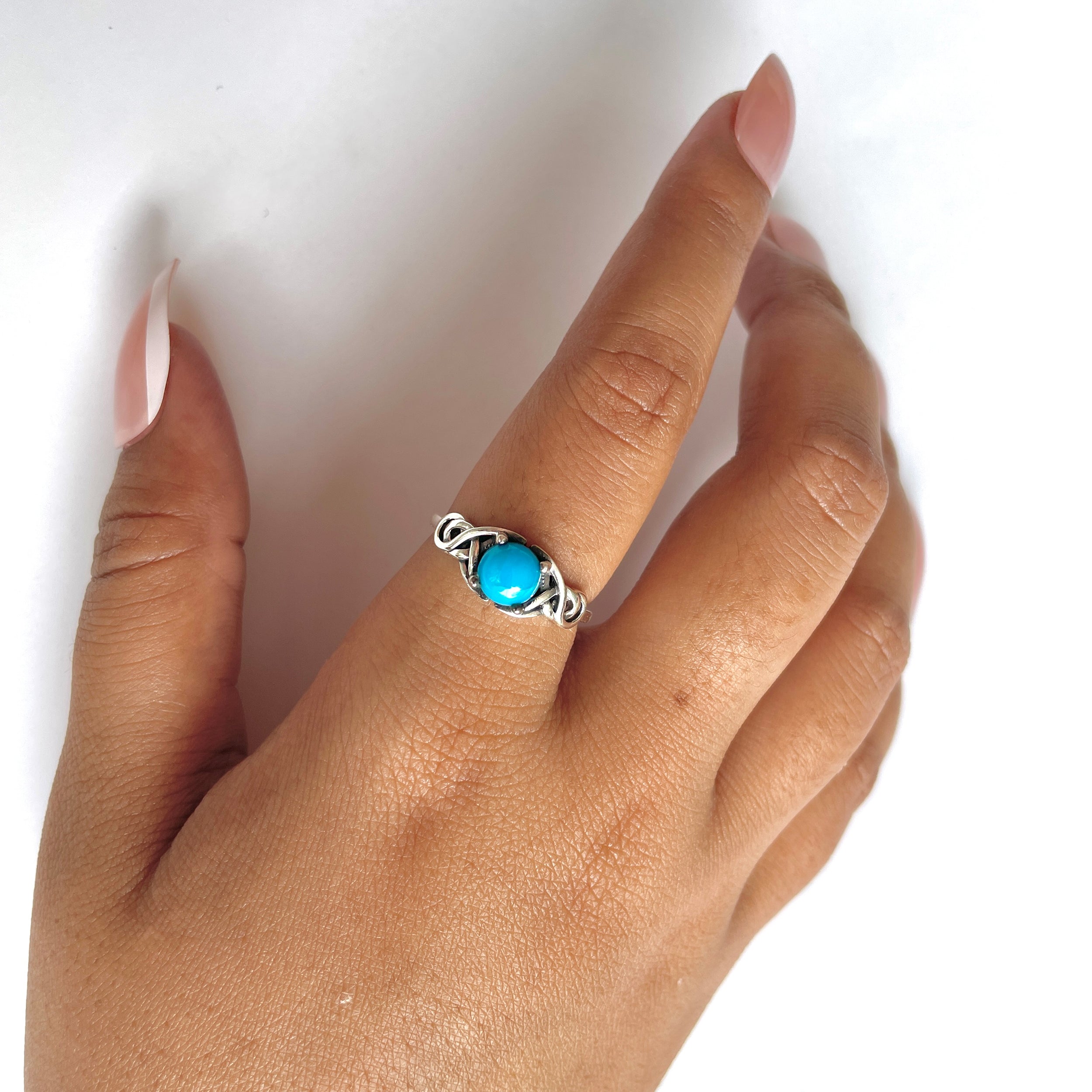 Turquoise Ring-(TRQ-RDR-1491.)