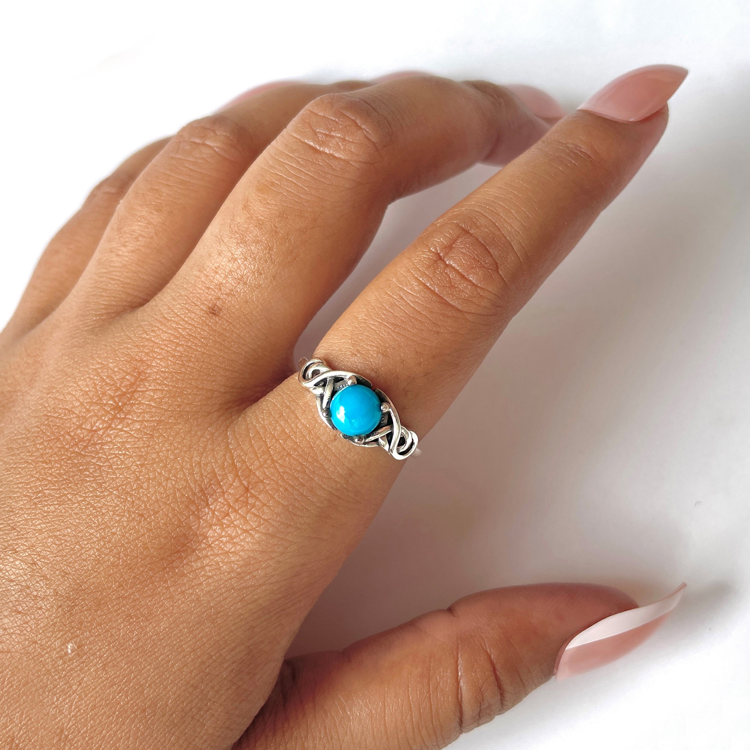 Turquoise Ring-(TRQ-RDR-1491.)