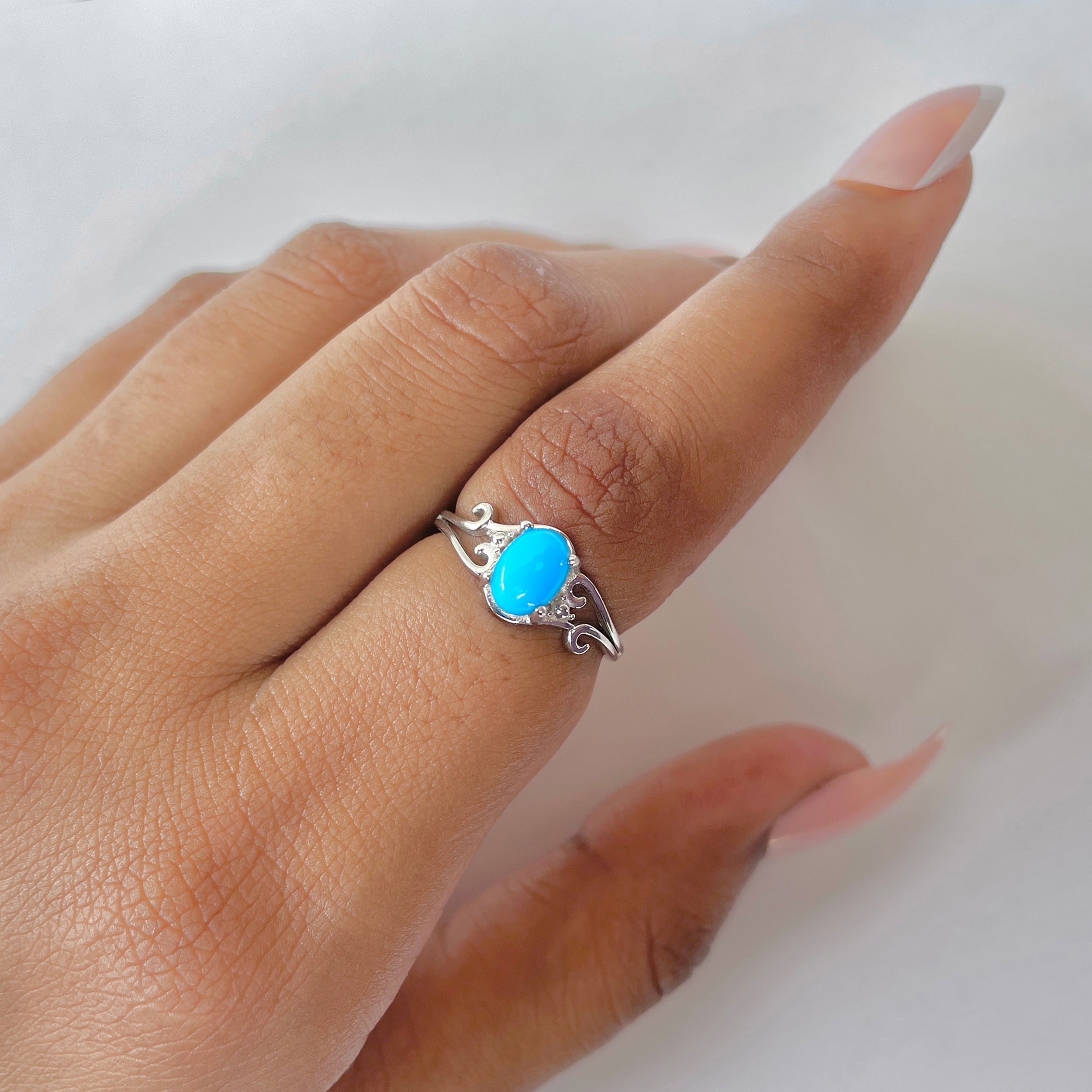 Turquoise Ring-(TRQ-RDR-1495.)